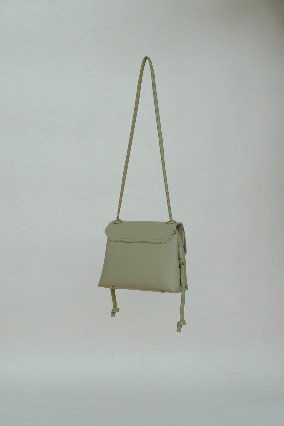 French One-shoulder Cross-body Vintage Small Square Bag in Light Green