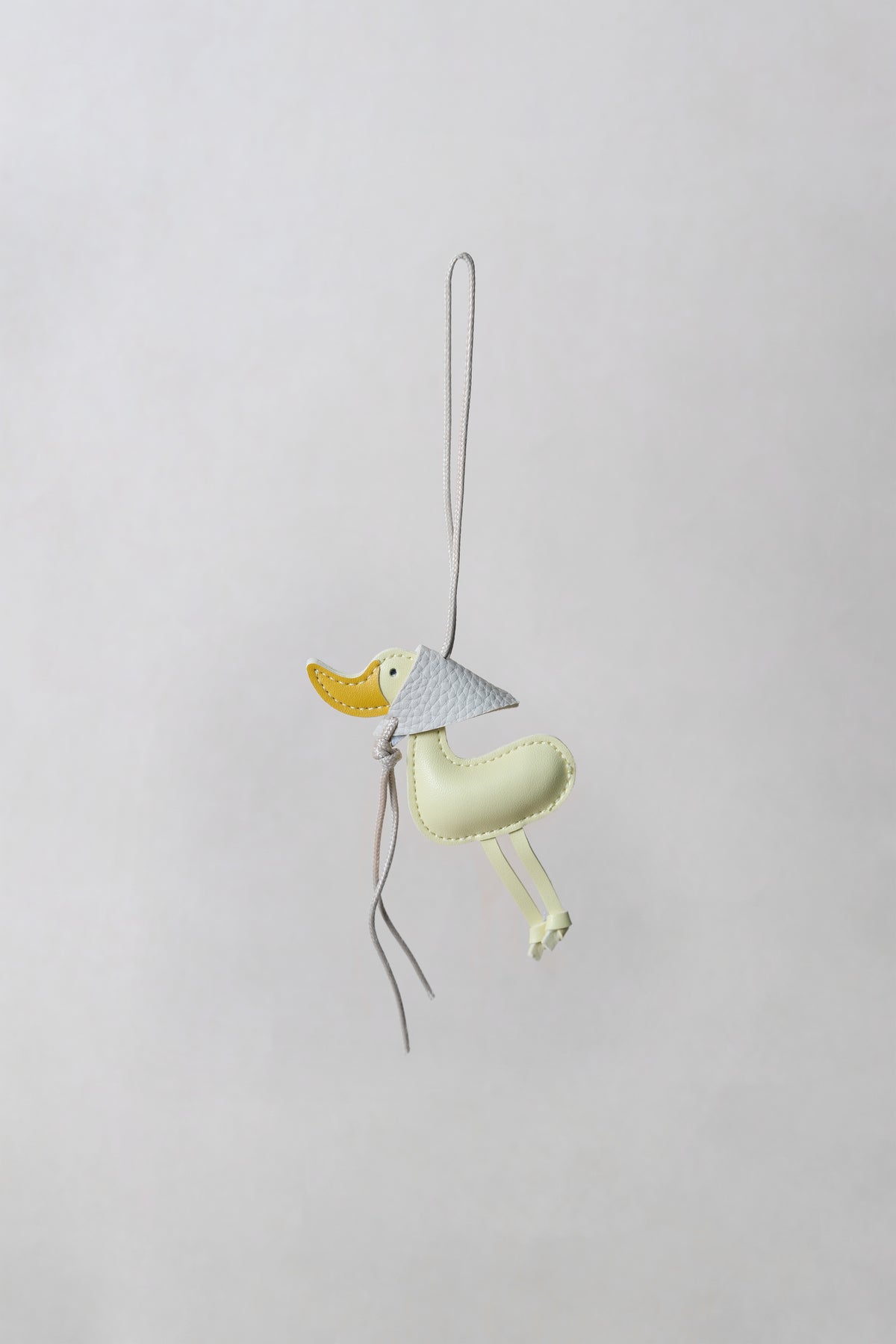 Lucky Duck Charm – Yellow Duck, Ivory Hat