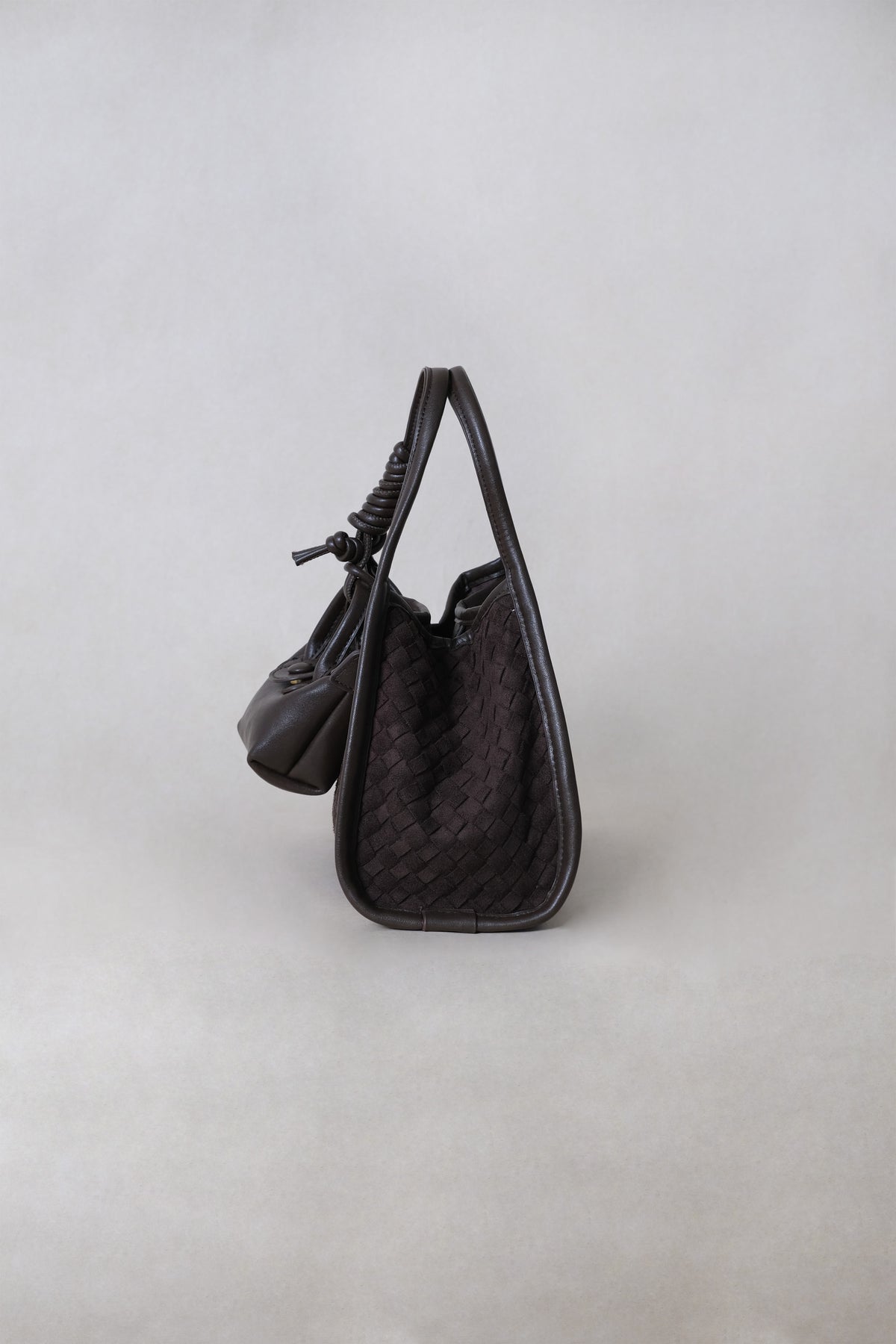 Artisan Grace Basket Bag - Coffee