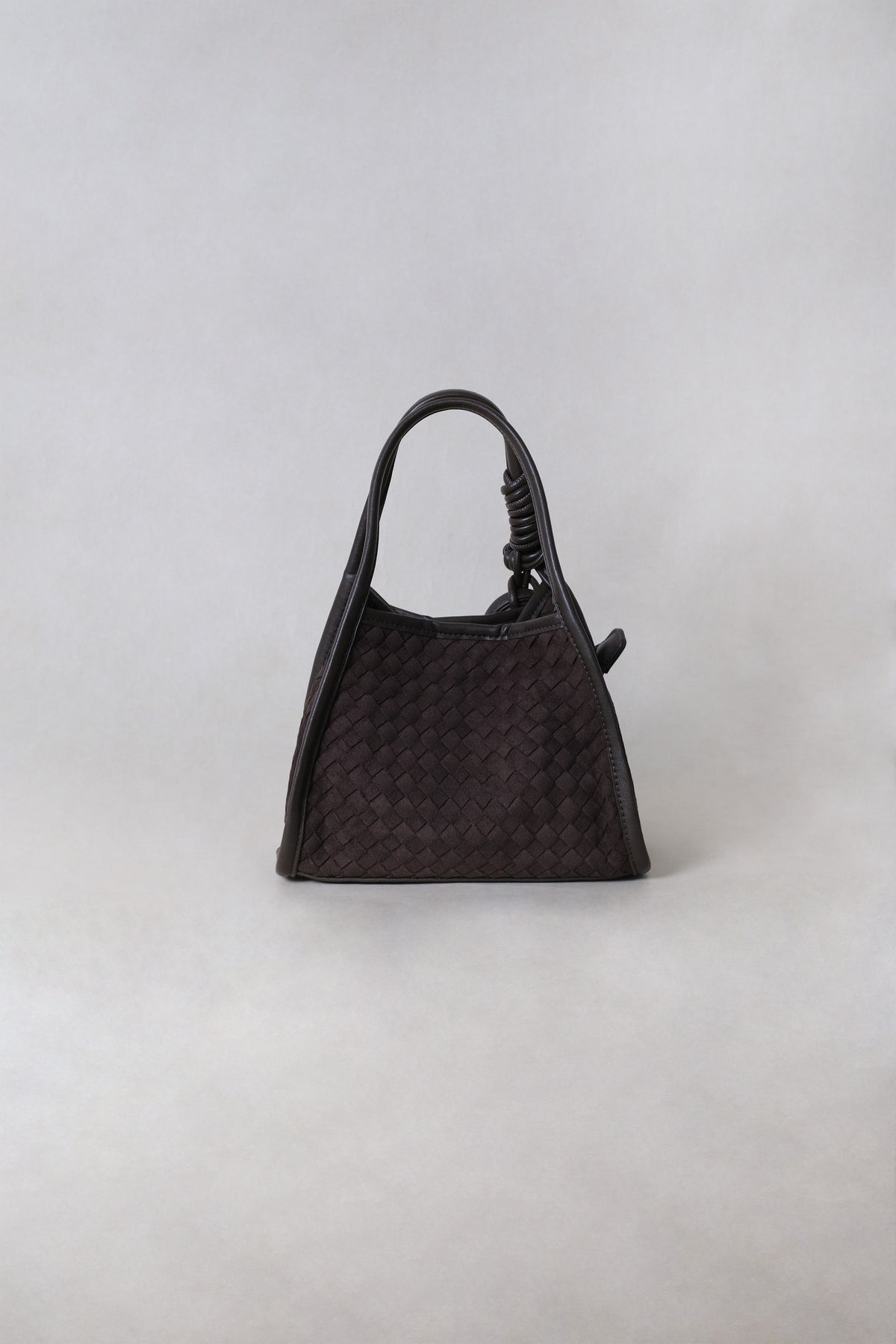 Artisan Grace Basket Bag - Coffee