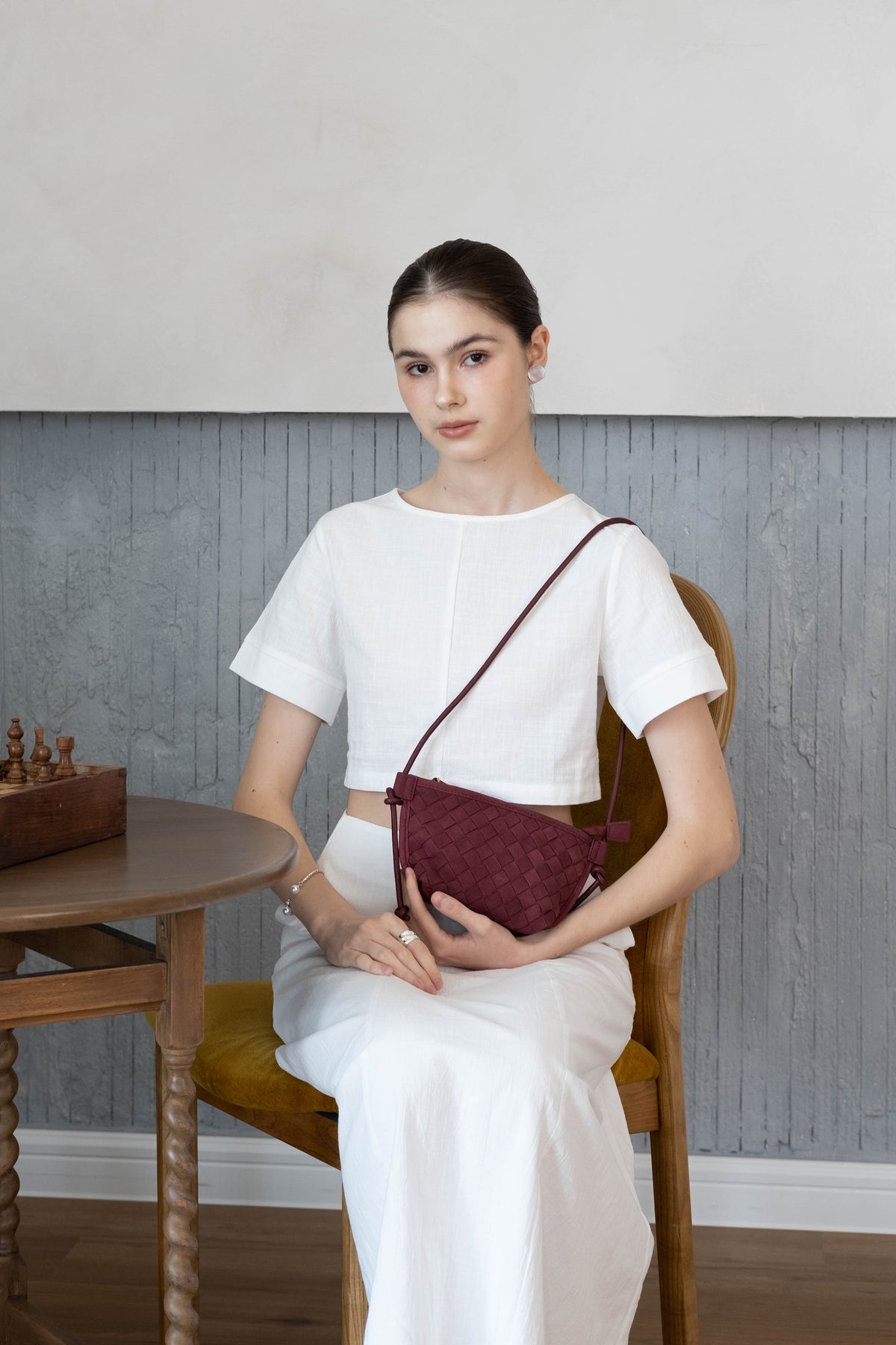 Mini Artisan Satchel - Red