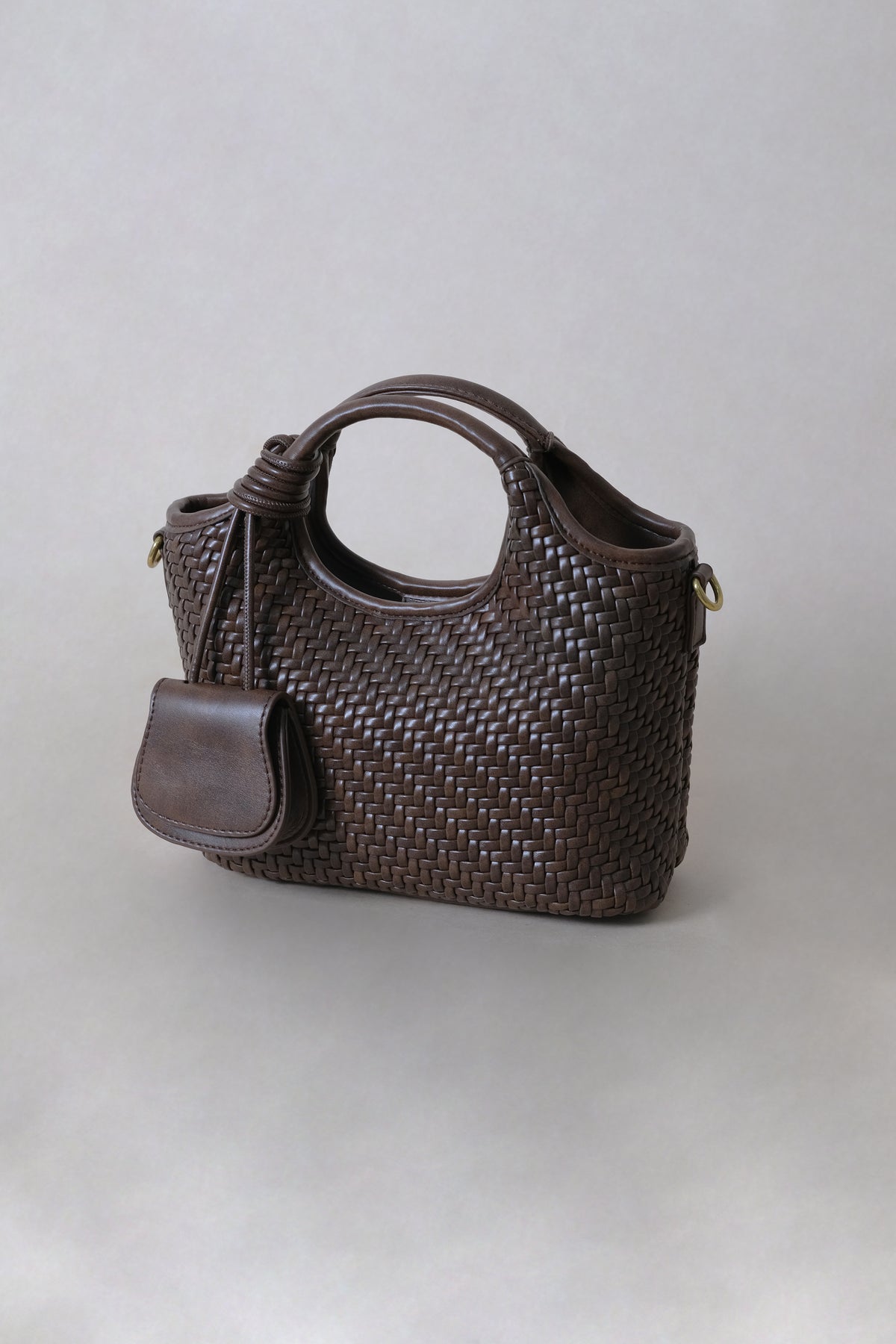 Artisan Sophia Basket Bag - Chestnut Brown