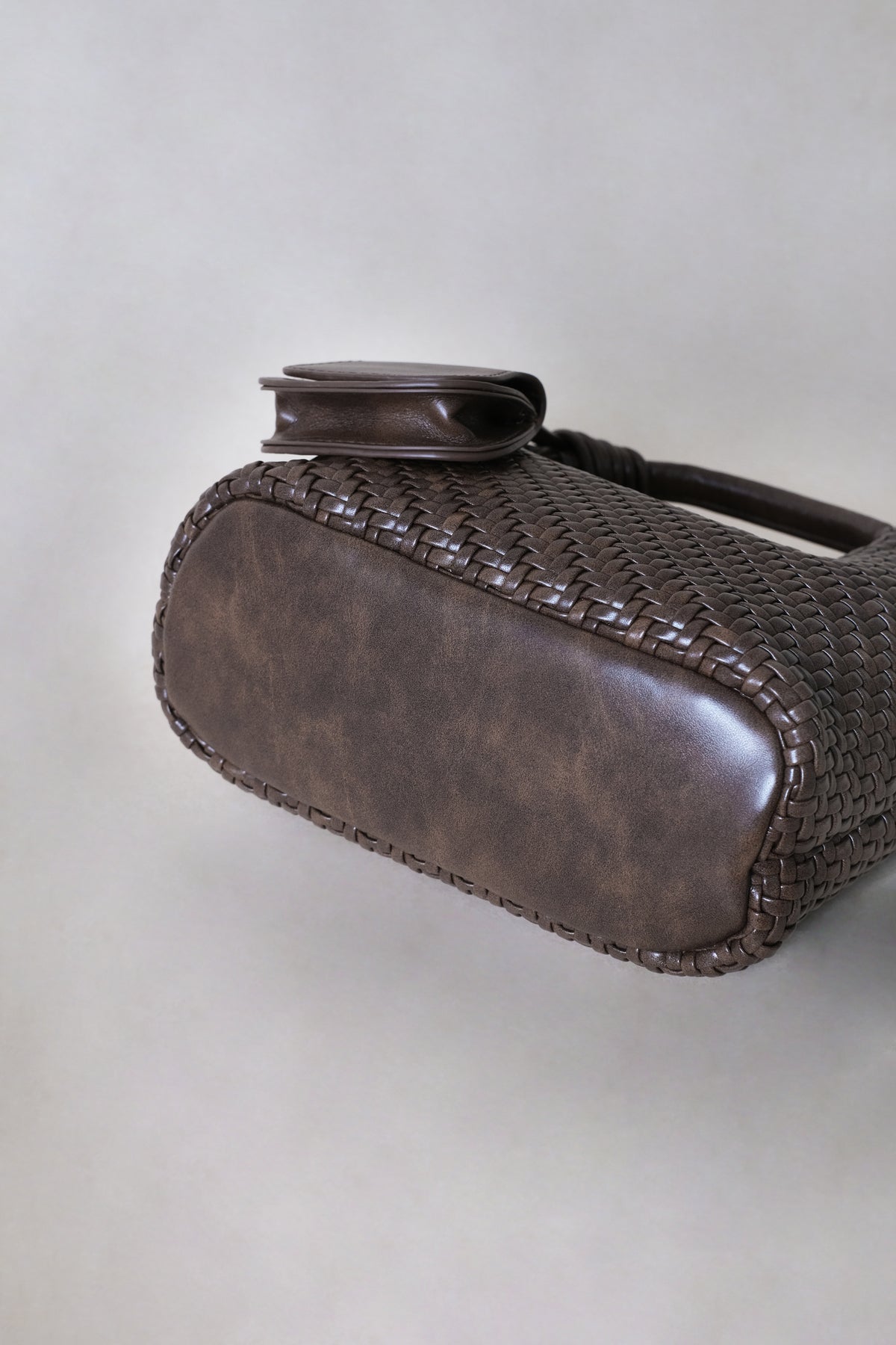 Artisan Sophia Basket Bag - Chestnut Brown