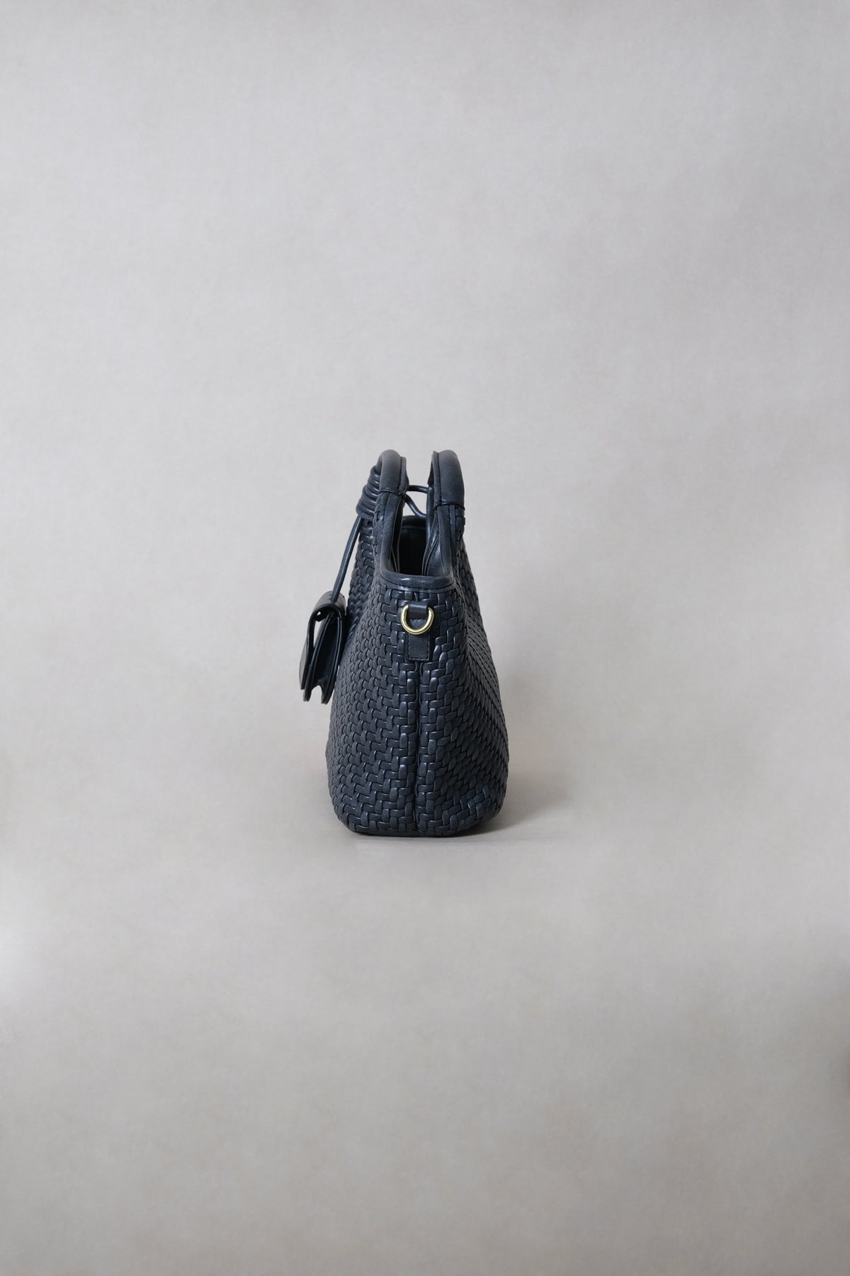 Artisan Sophia Basket Bag - Charcoal Black