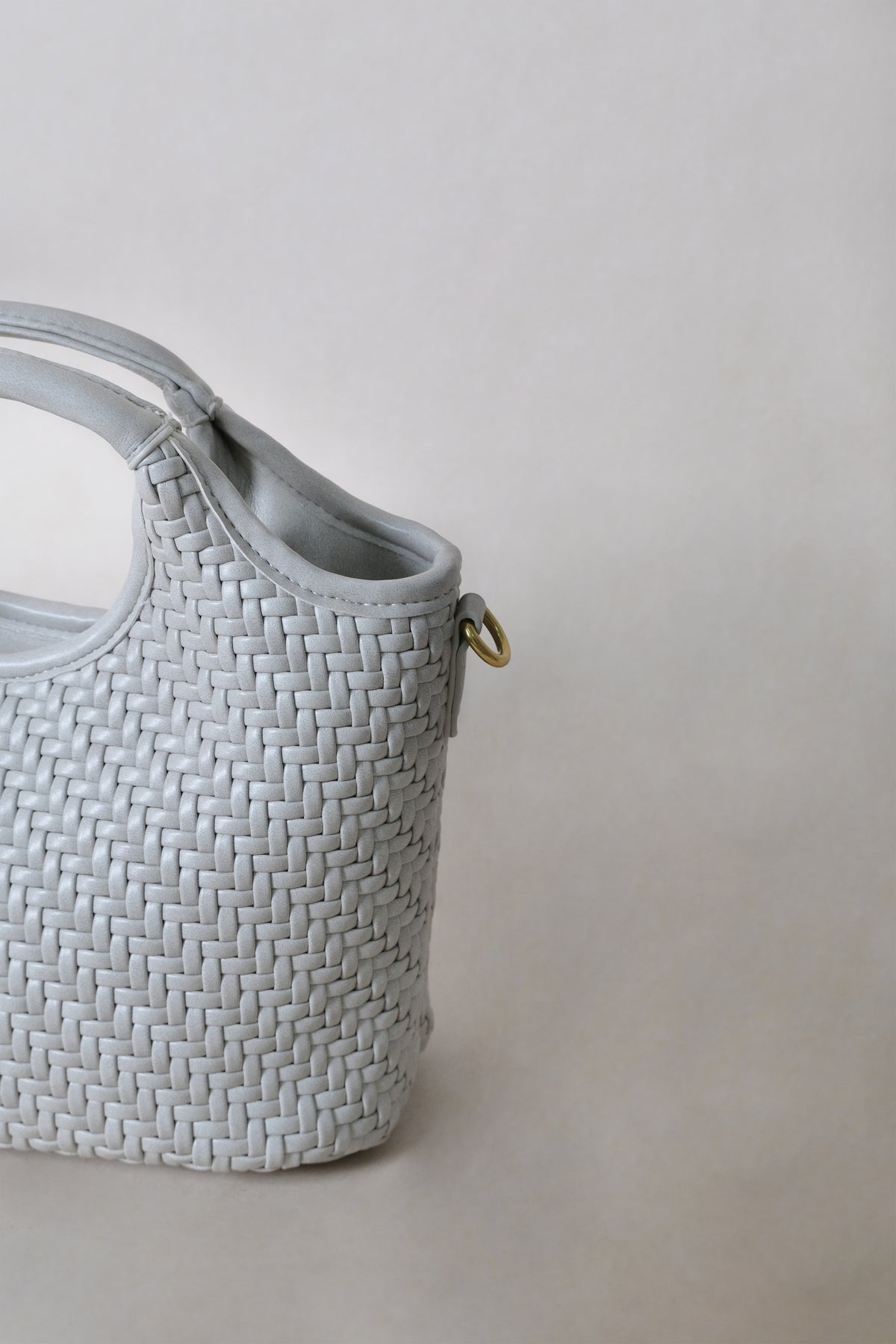 Artisan Sophia Basket Bag - White