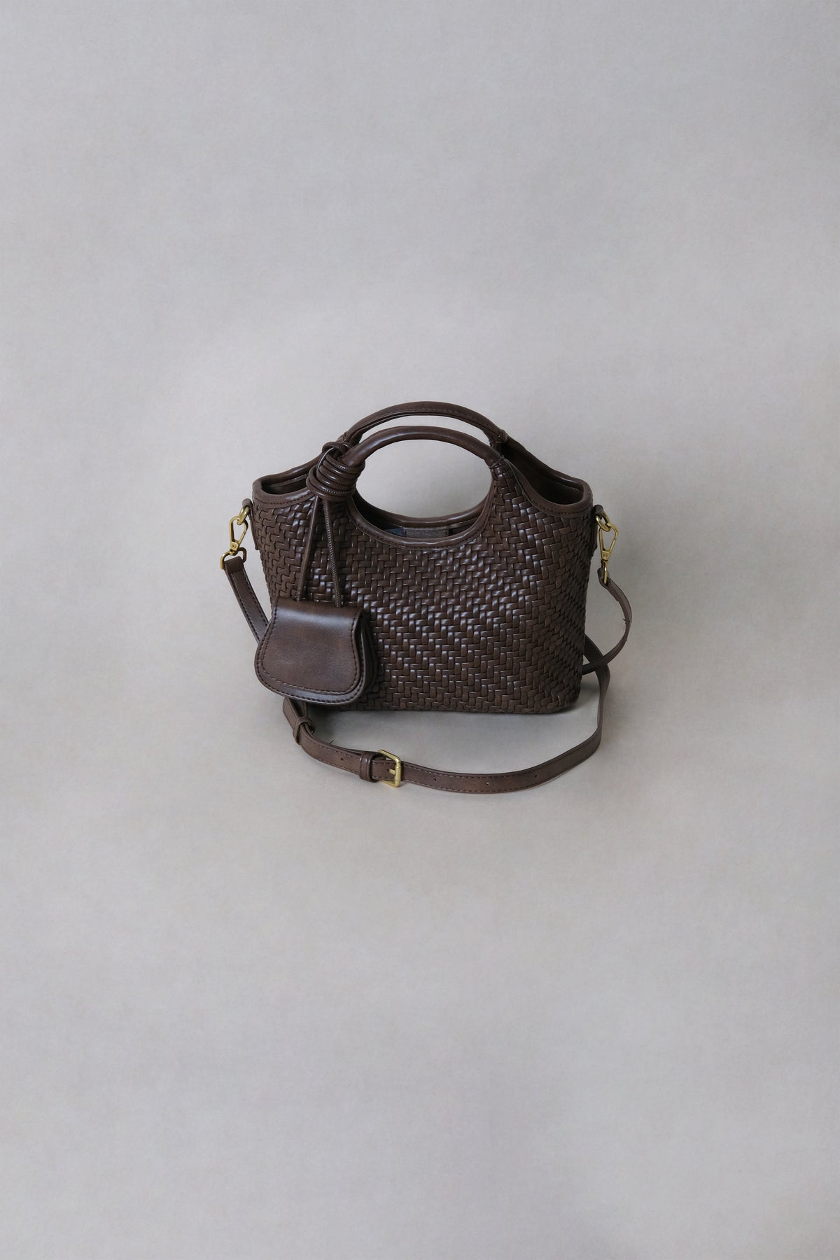 Artisan Sophia Basket Bag - Chestnut Brown