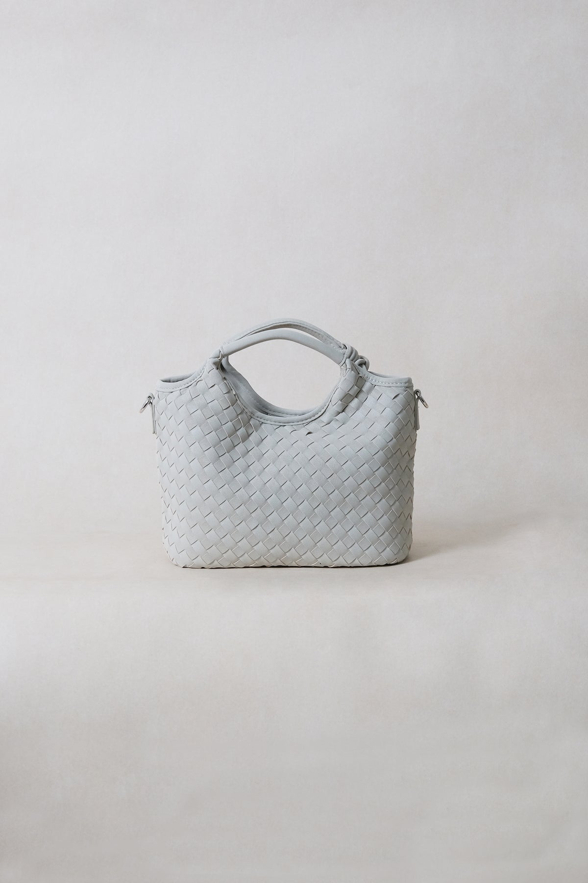 Artisan Claire Basket Bag - Stone Gray