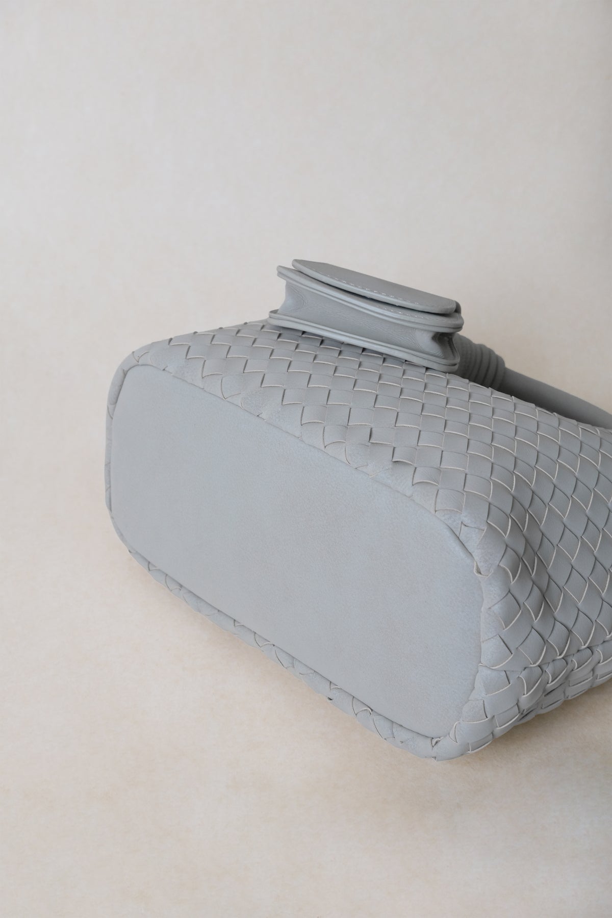 Artisan Claire Basket Bag - Stone Gray
