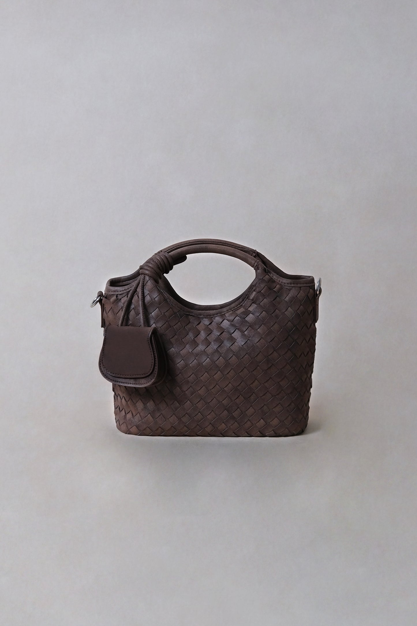 Artisan Claire Basket Bag - Coffee