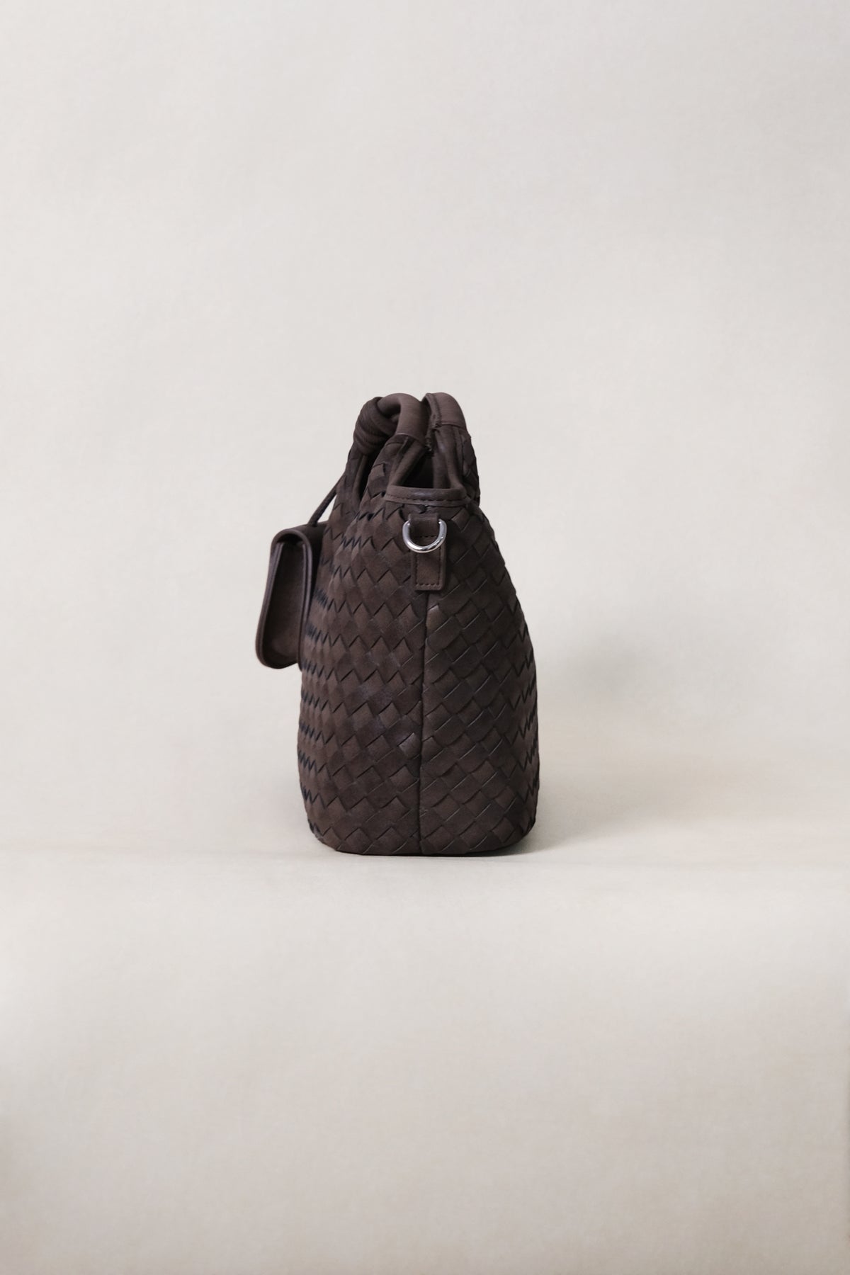 Artisan Claire Basket Bag - Coffee