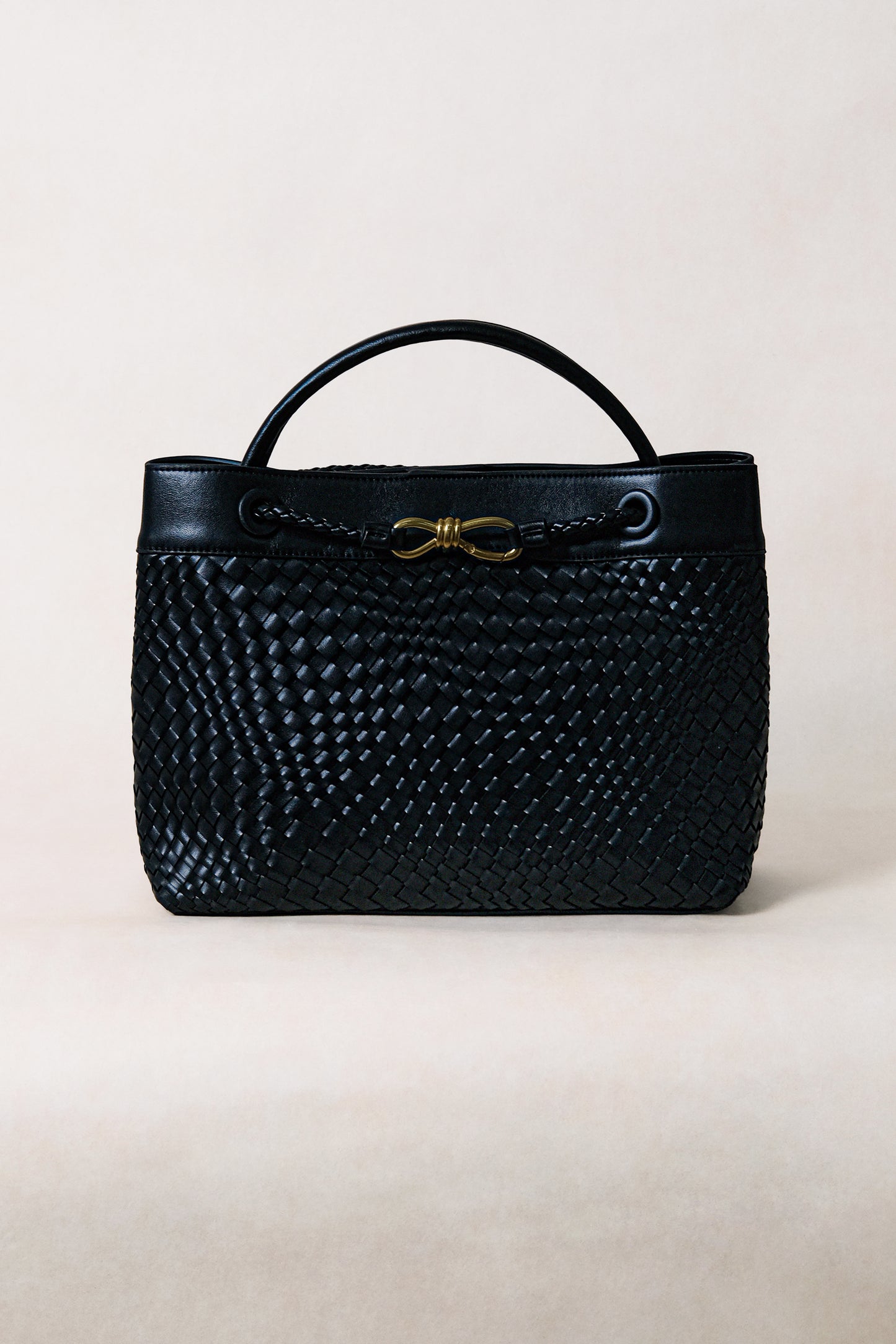 Large Artisan Grace Nouveau Tote – Shinny Black