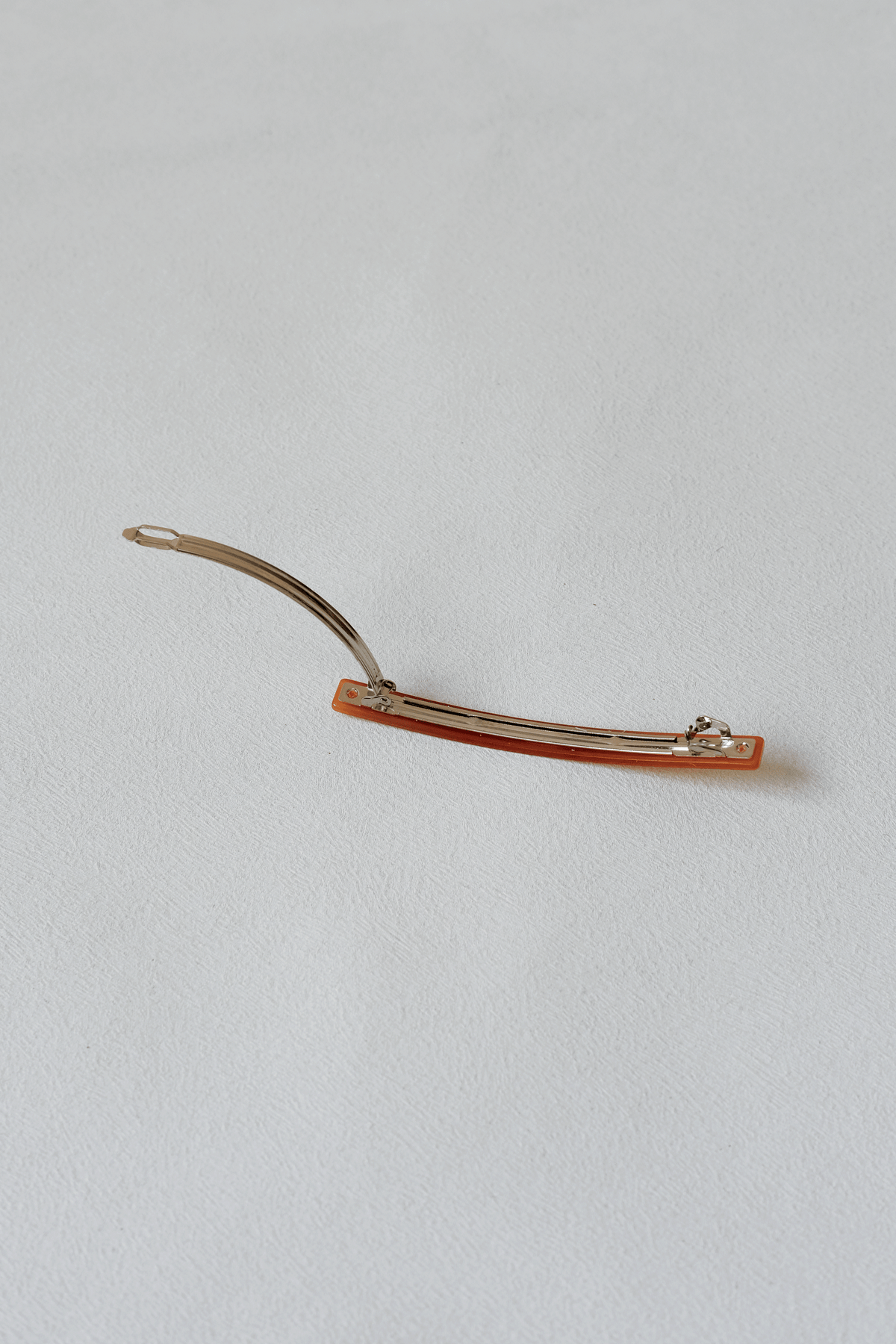 Linear Style Timeless Slim Barrette - Chestnut