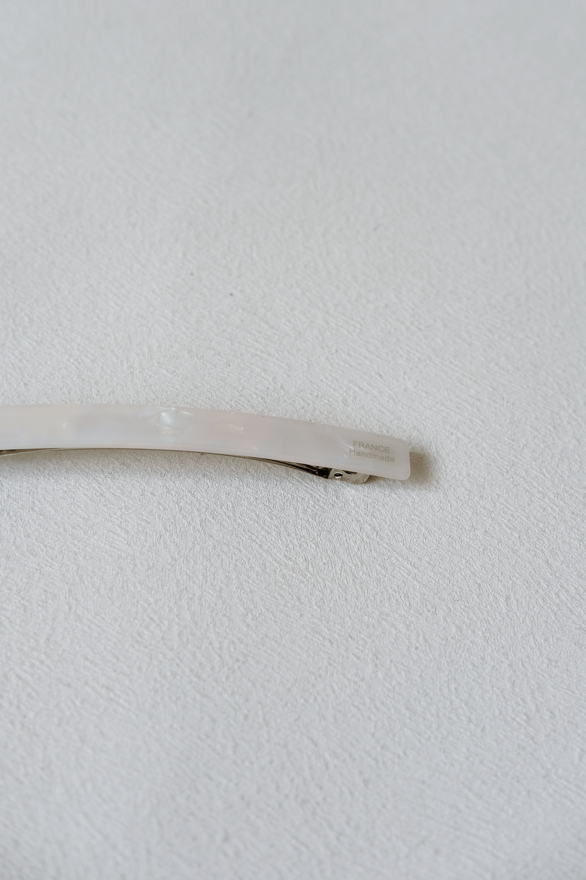 Linear Style Timeless Slim Barrette - White