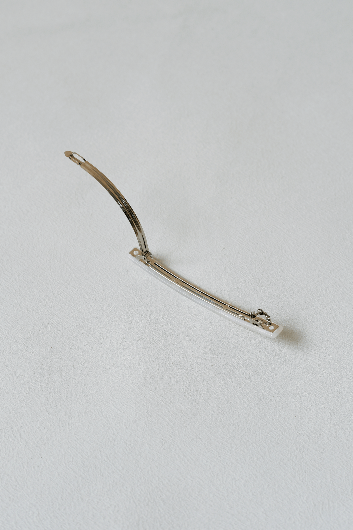Linear Style Timeless Slim Barrette - White