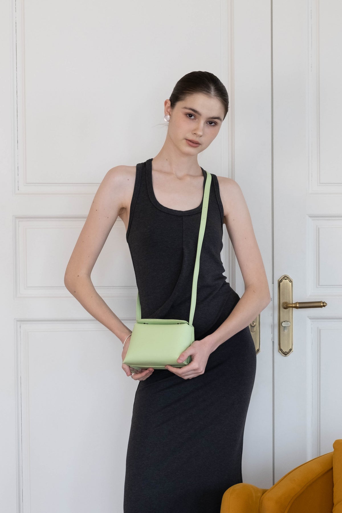 The Hana Box Bag - Light Green