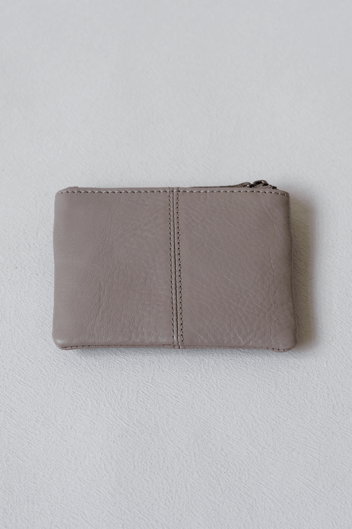 Artisan Coin Wallet - Cream Grey
