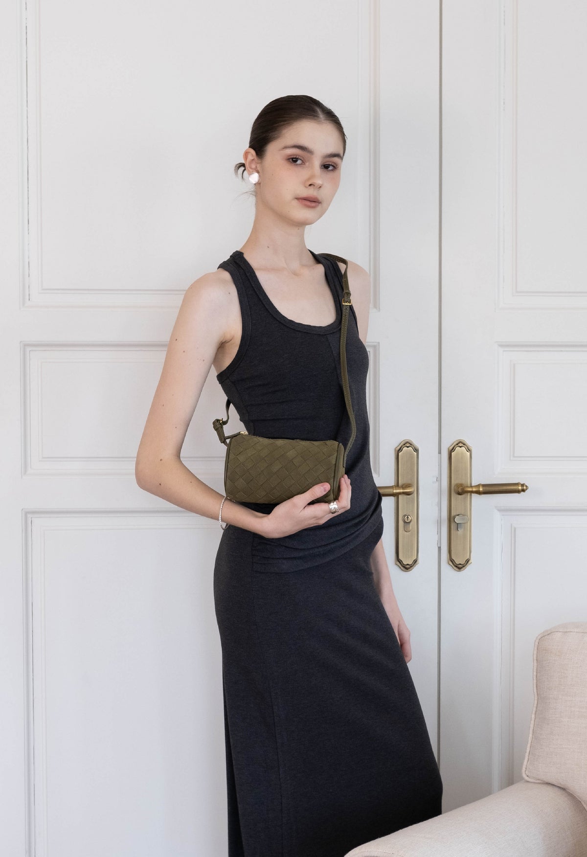 Mini Artisan Bag - Olive Green