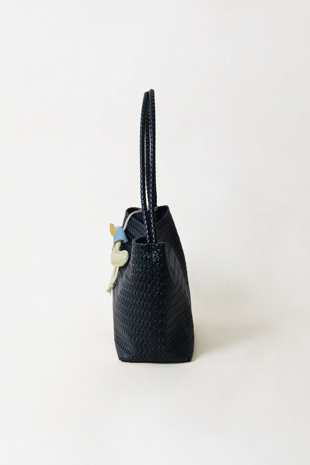 Artisan Heritage Basket Bag - Classic Black (With Charm)