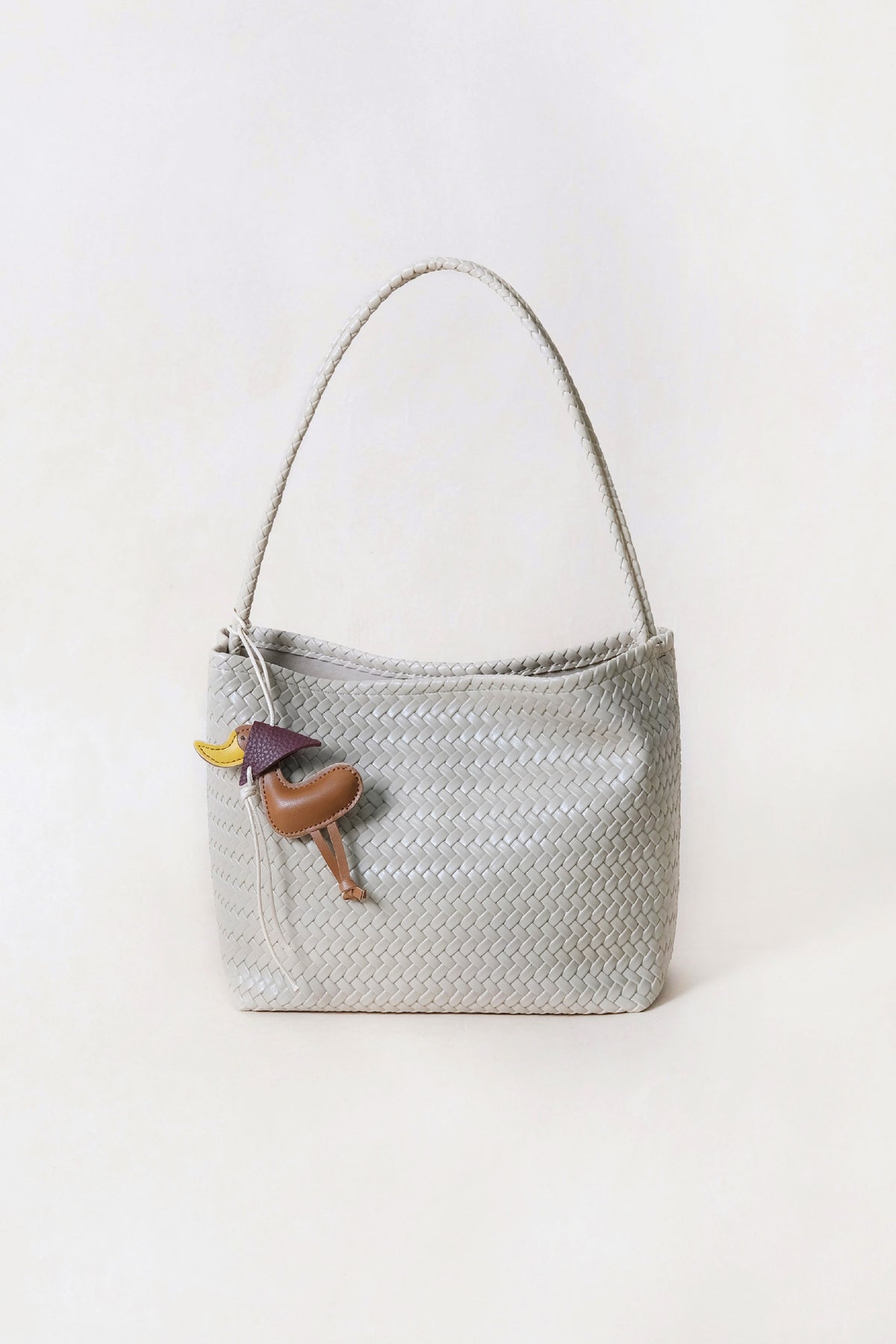Artisan Heritage Basket Bag - White