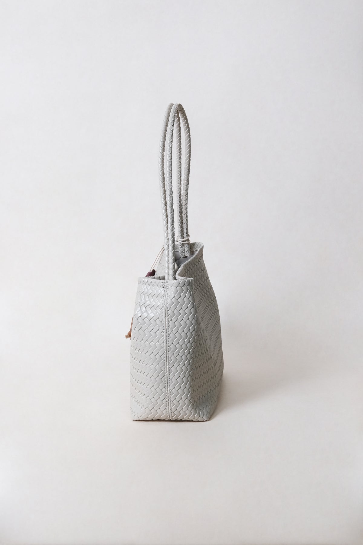 Artisan Heritage Basket Bag - White (With Charm)