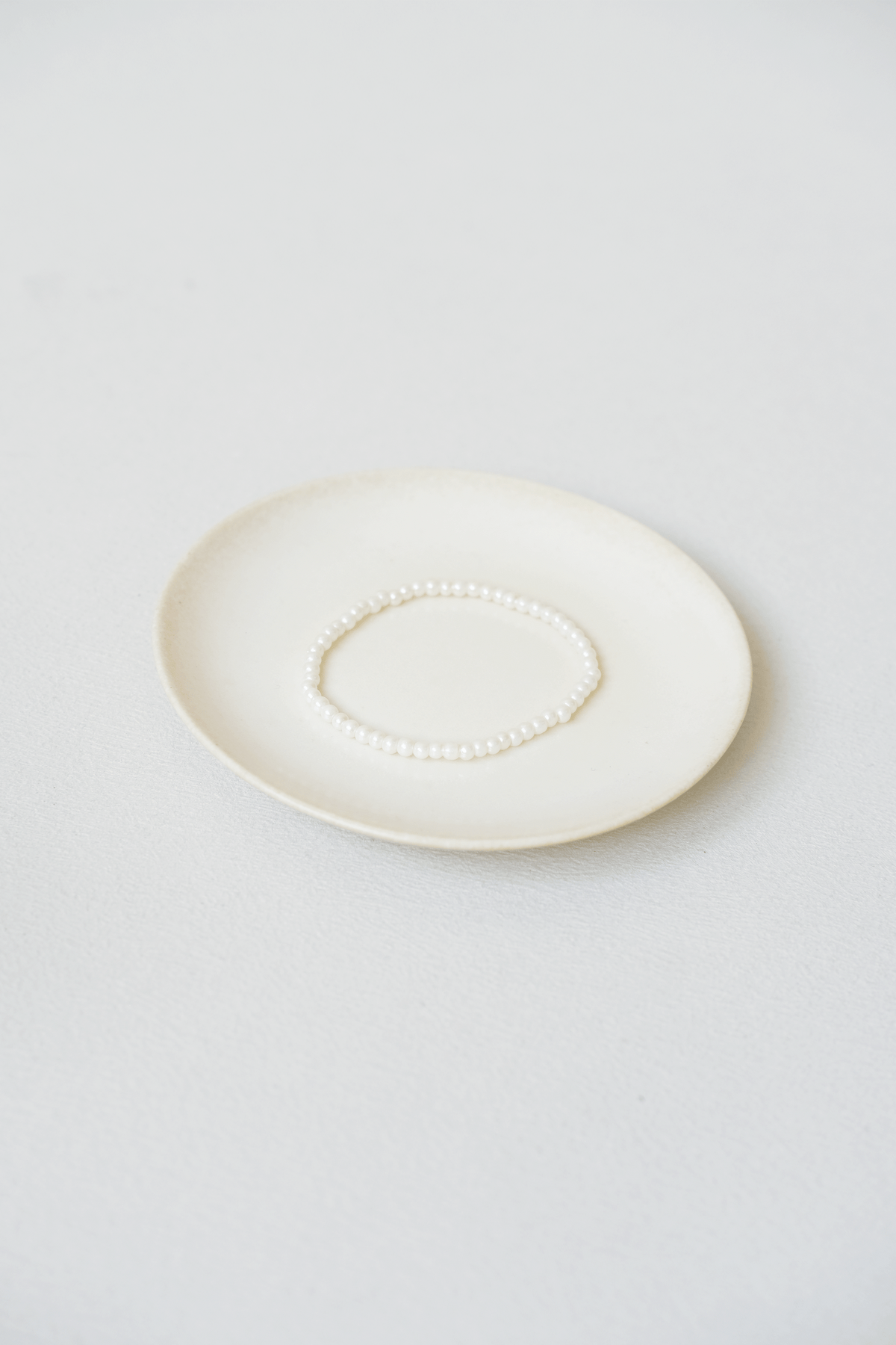 Delicate White Beads