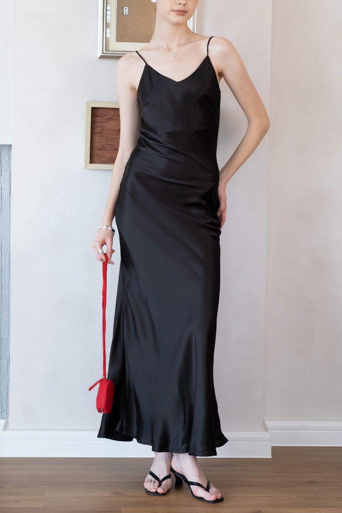 Elegance Long Dress - Black