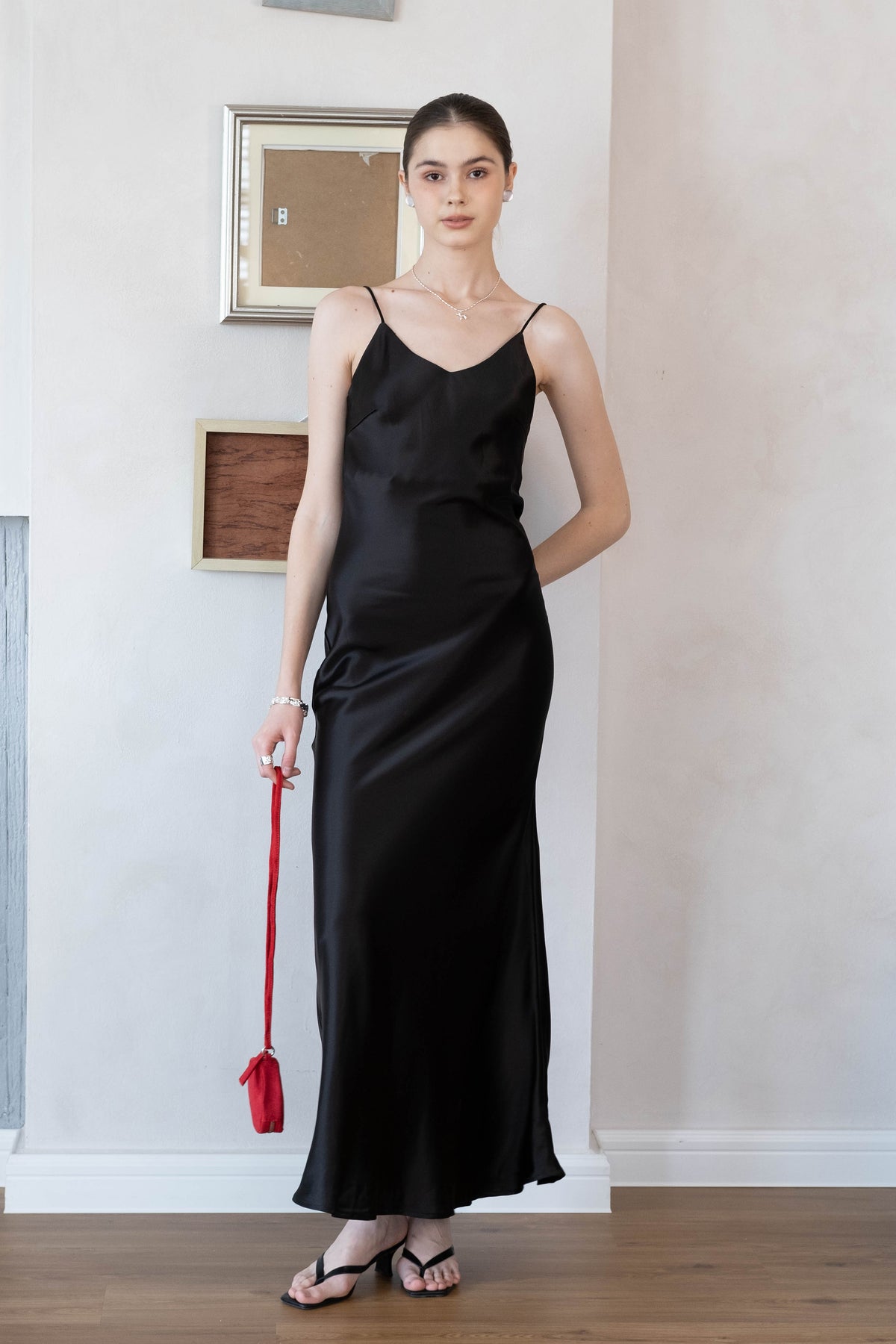 Elegance Long Dress - Black