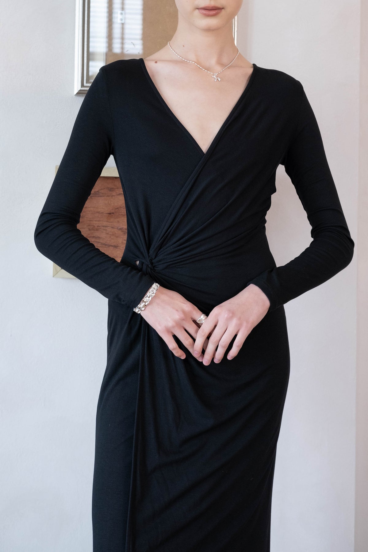 Eternal Grace V-Neck Dress