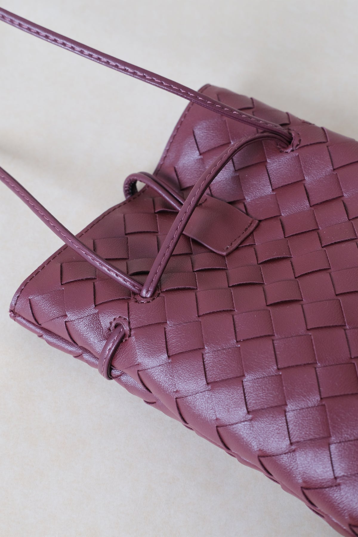 Artisan Élise Mini Bag - Wine Red