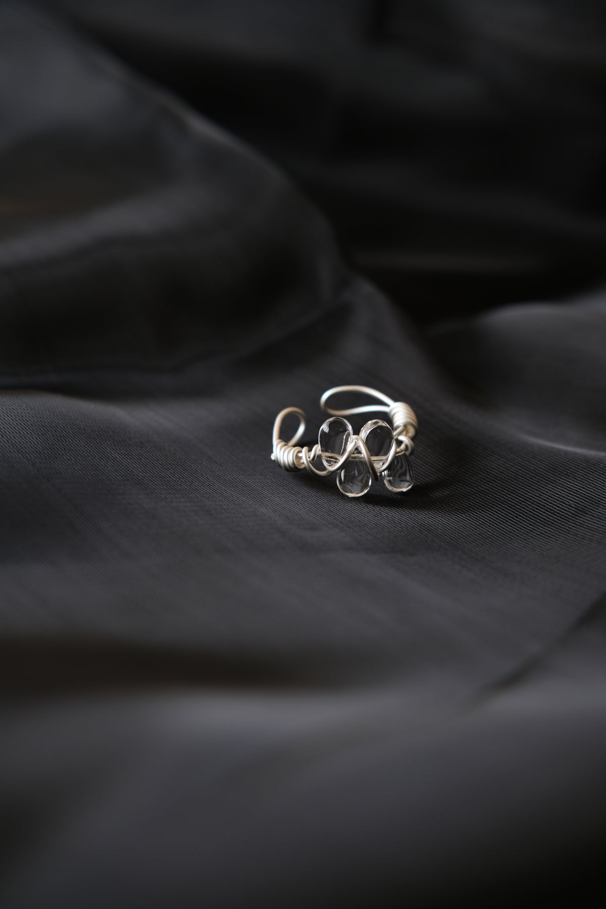 Éclat Crystal Ring - Clear