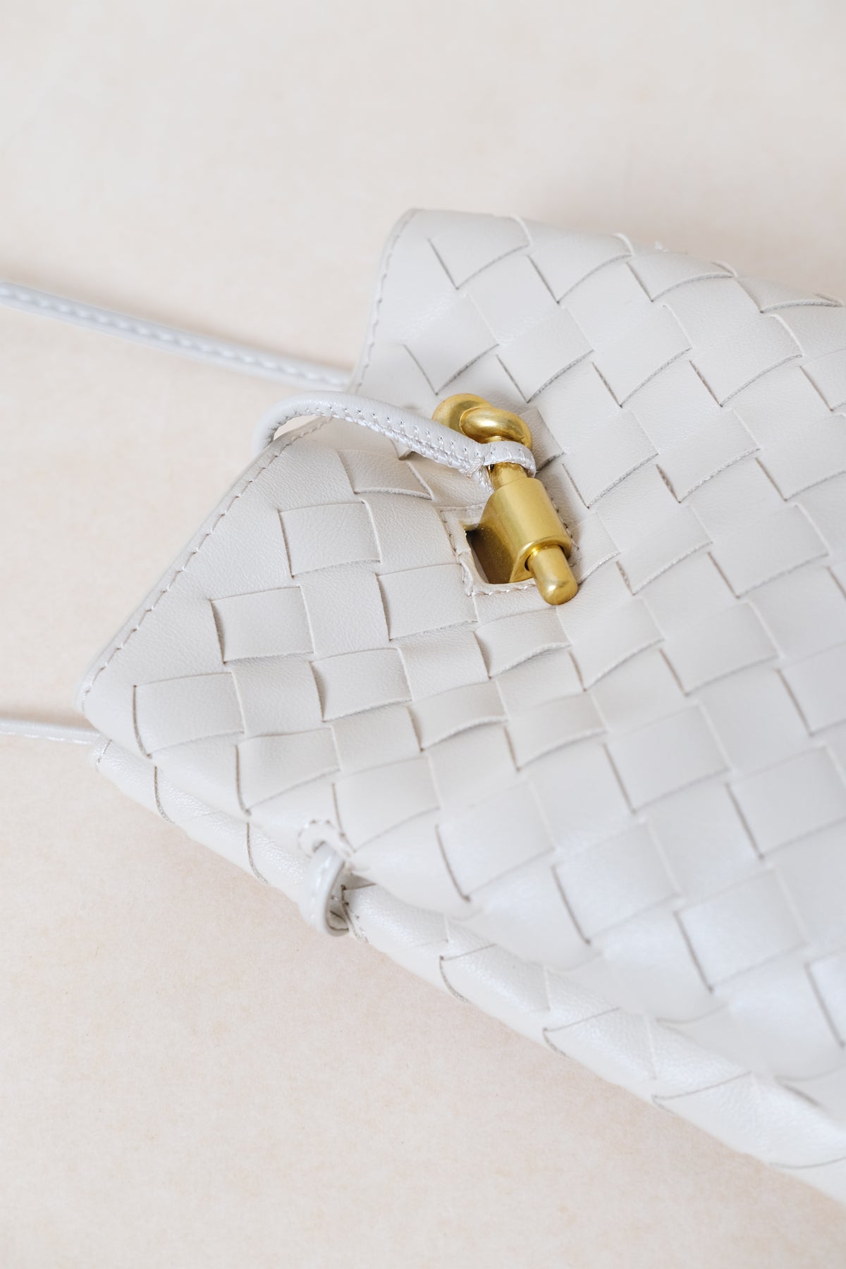 Artisan Élise Mini Bag - White Sand