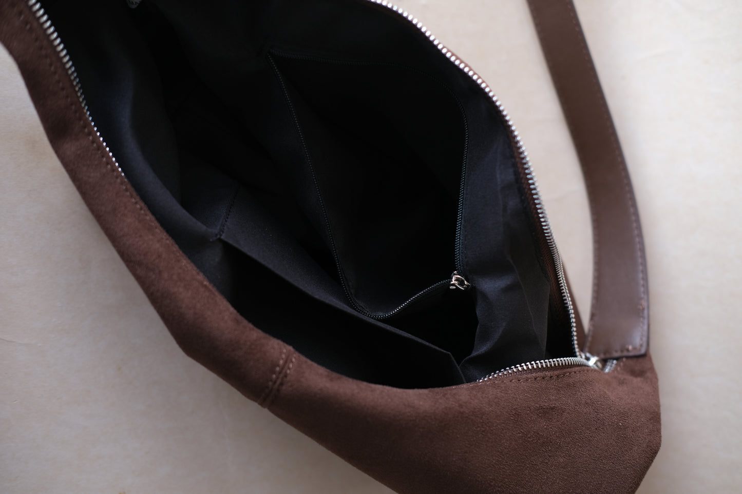 Oversize Dumpling Bag - Coffee