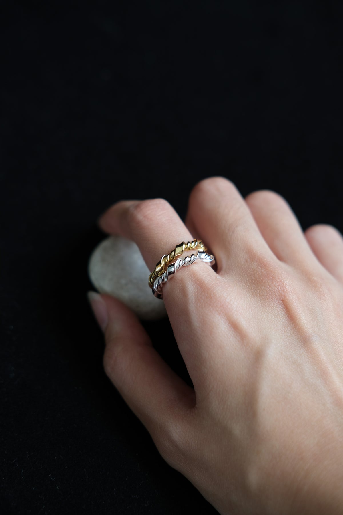 Knotted Ring in Sterling Silver