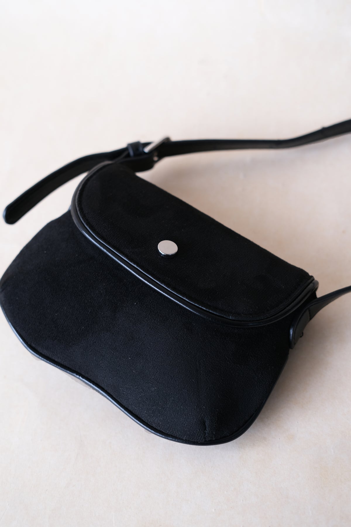 Classic Saddle Underarm Bag - Classic Black