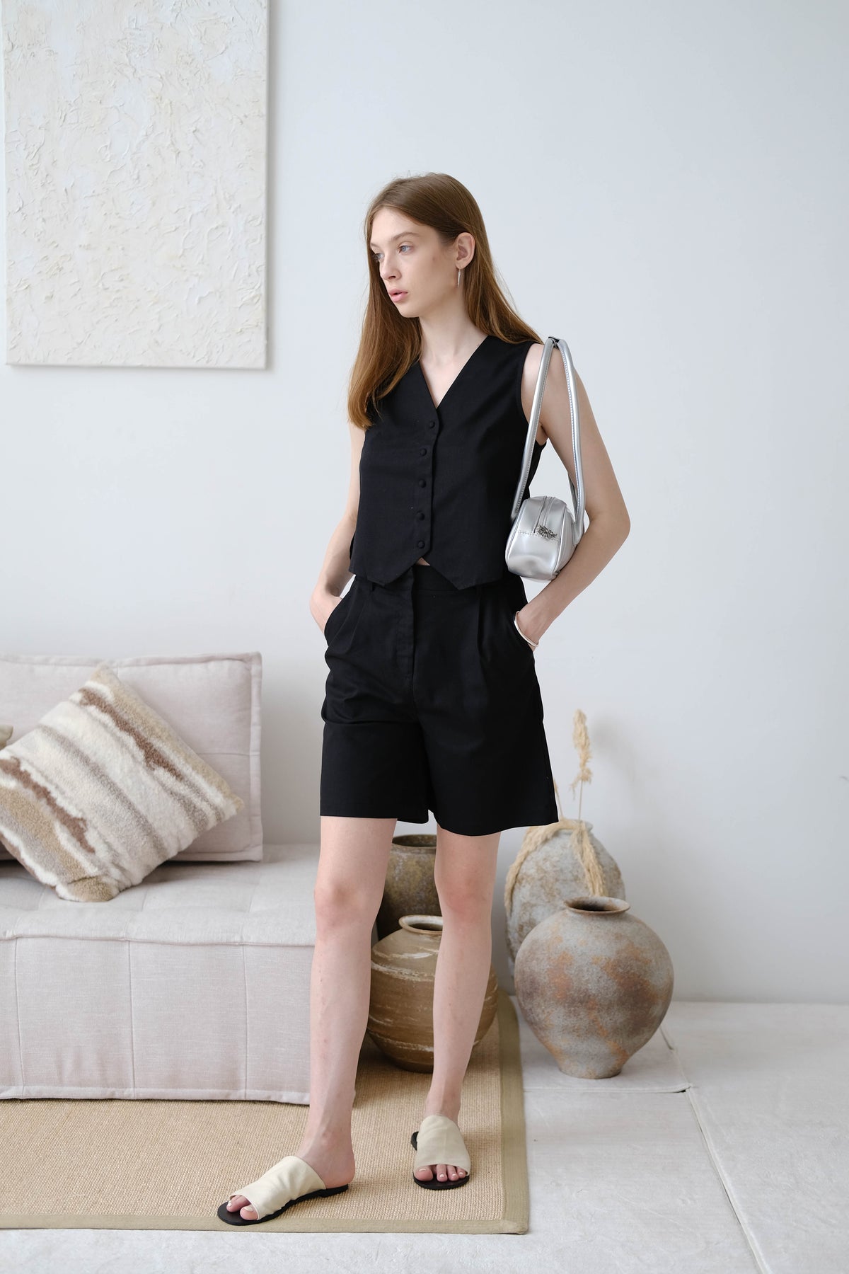 French Short Pants In Classic Black