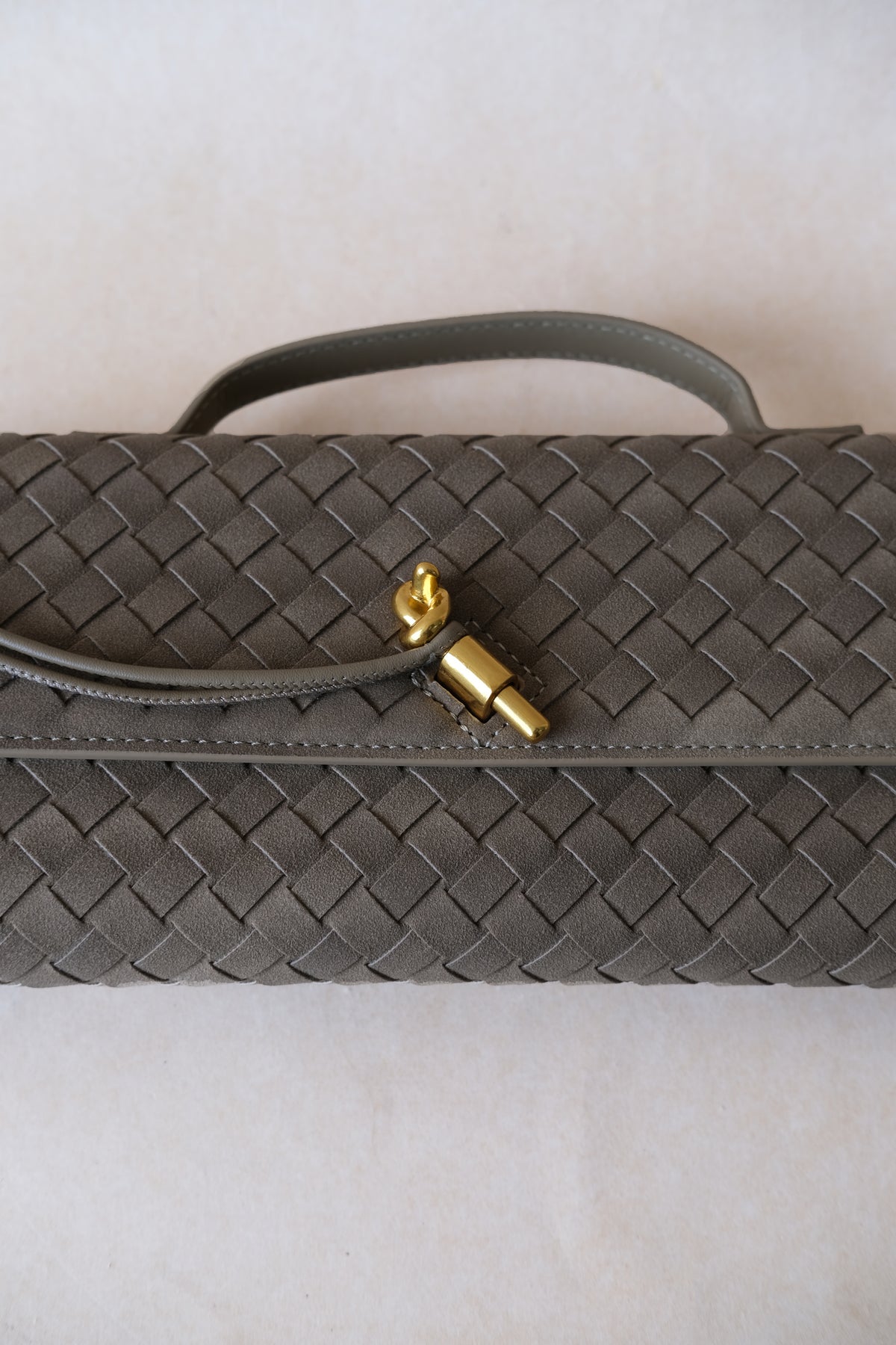 Artisan Crafted Flap Bag - Earthy Green