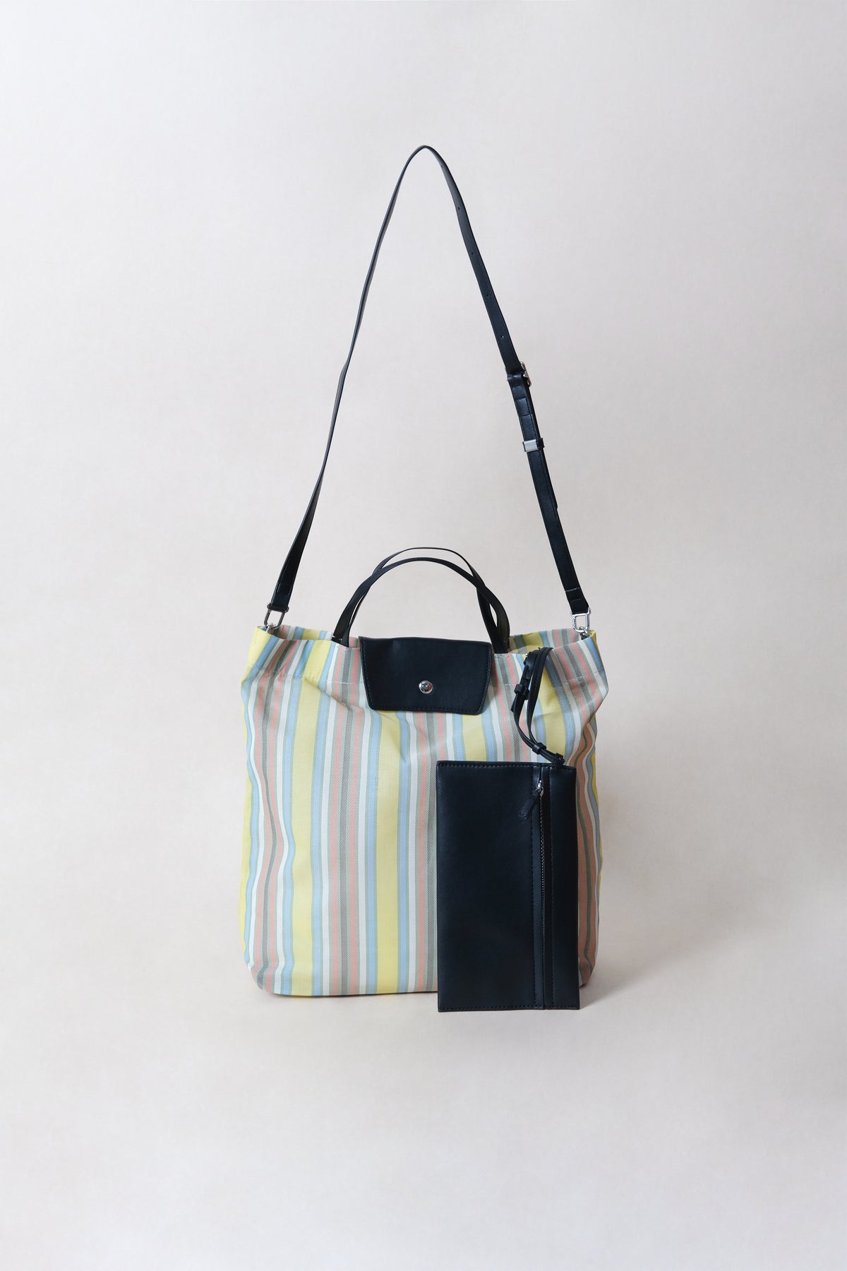 Élan Stripe Tote - Sunshine Yellow