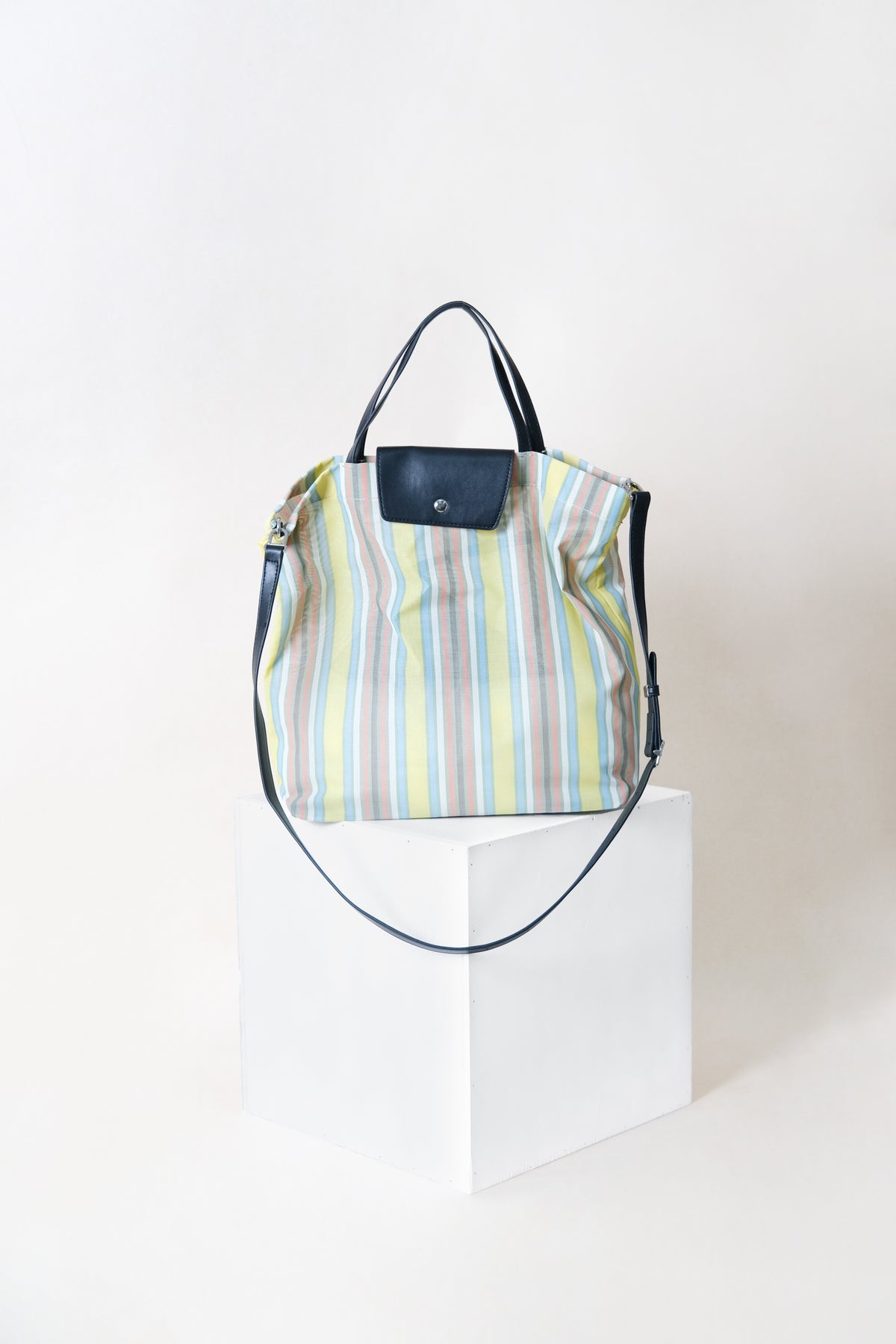 Élan Stripe Tote - Sunshine Yellow