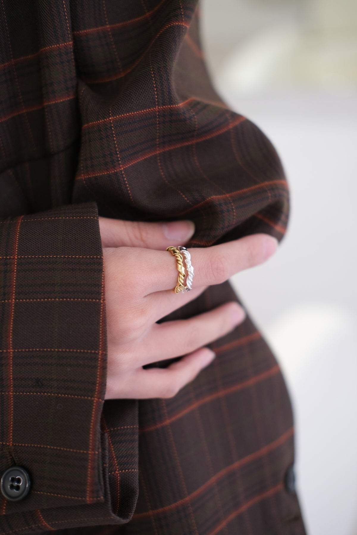 Knotted Ring in Sterling Silver