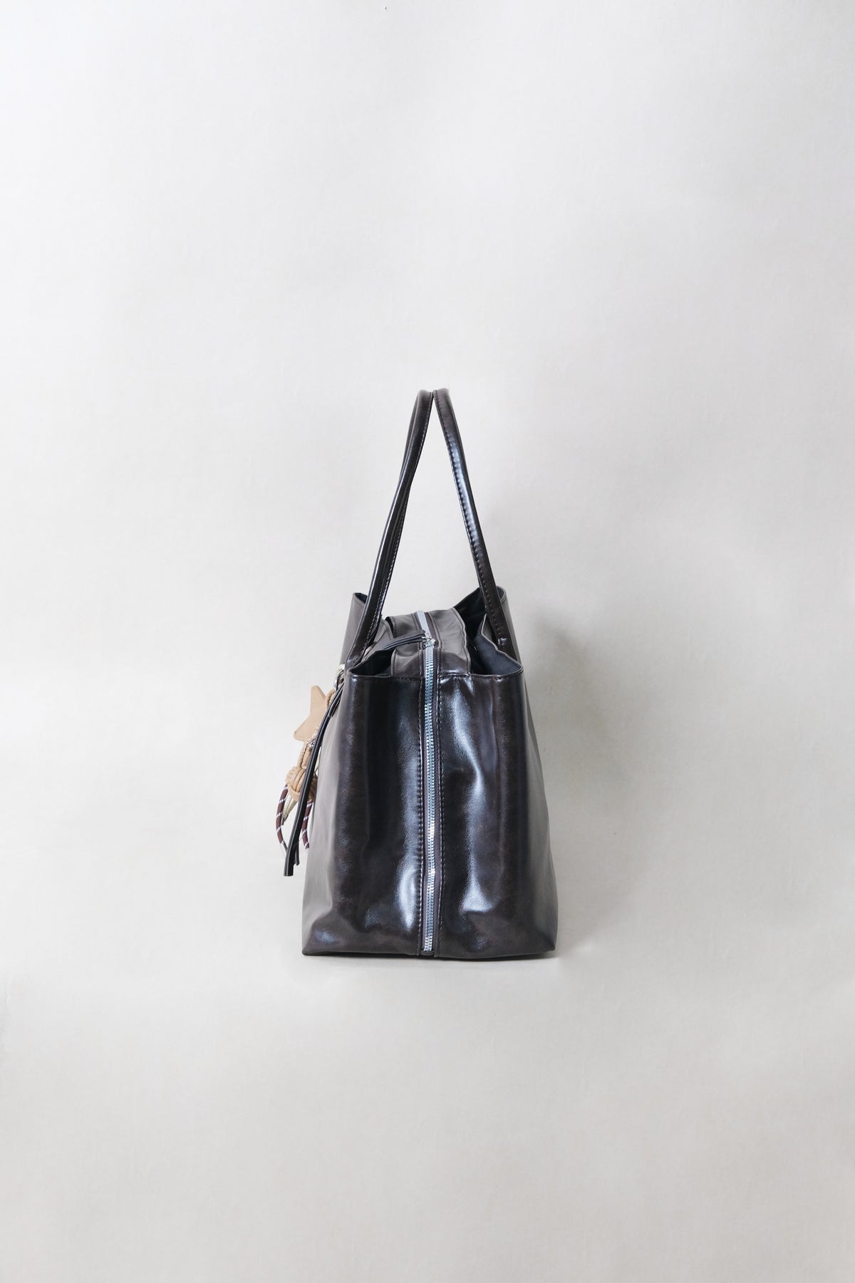 Classic Flow Work Tote - Coffee (With Charm)