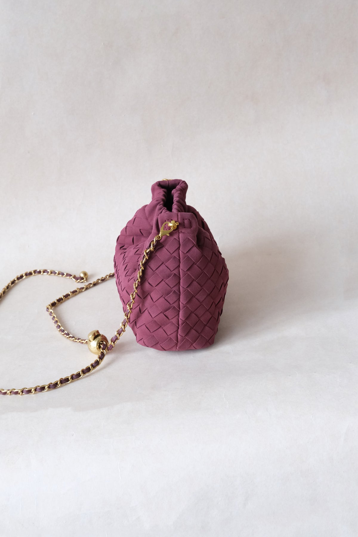 Artisan Signature Cloud Bag - Bordeaux Red