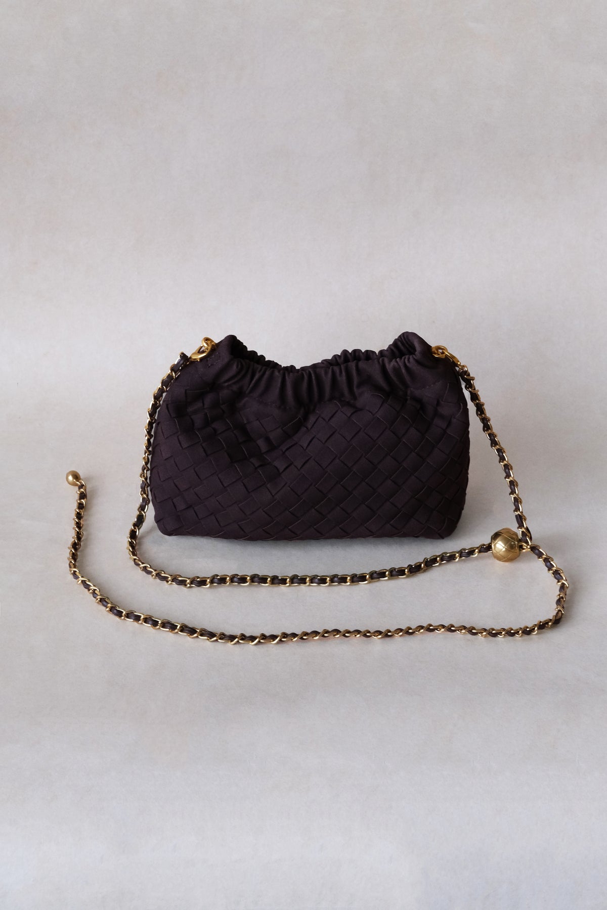 Artisan Signature Cloud Bag - Dark Chocolate
