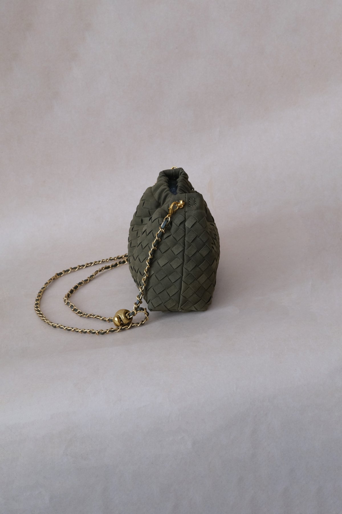 Artisan Signature Cloud Bag - Olive Green