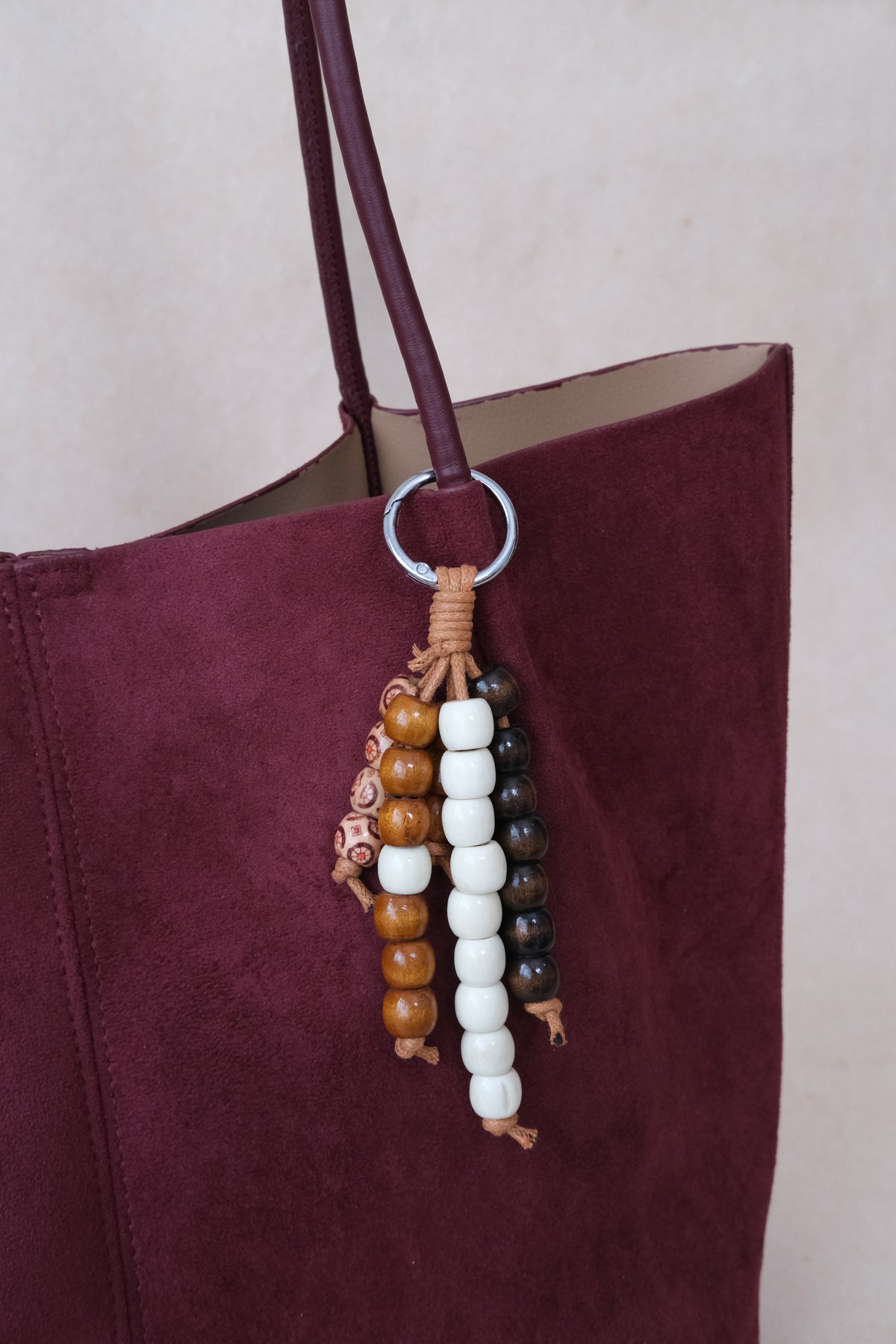 French Ease Tote - Wine Red