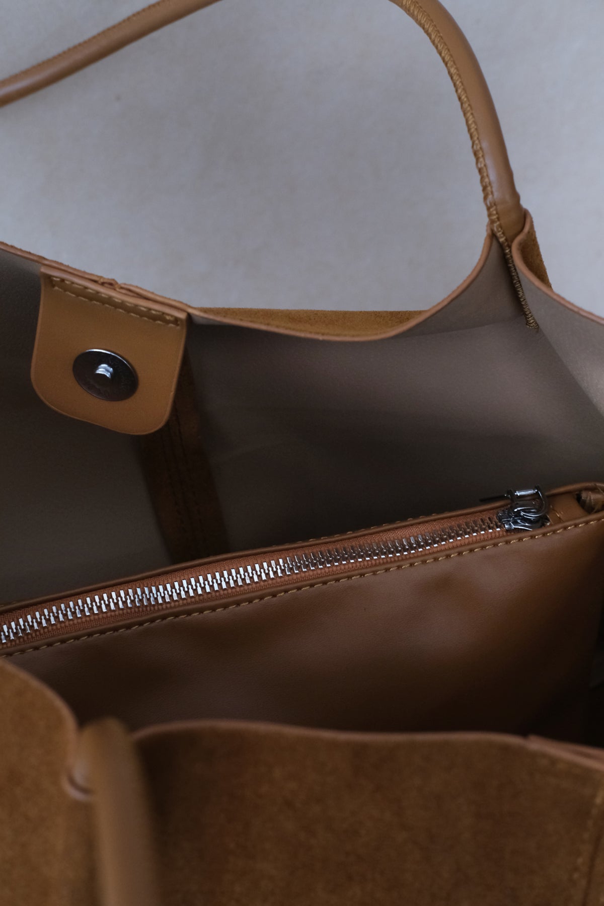 French Ease Tote - Chestnut