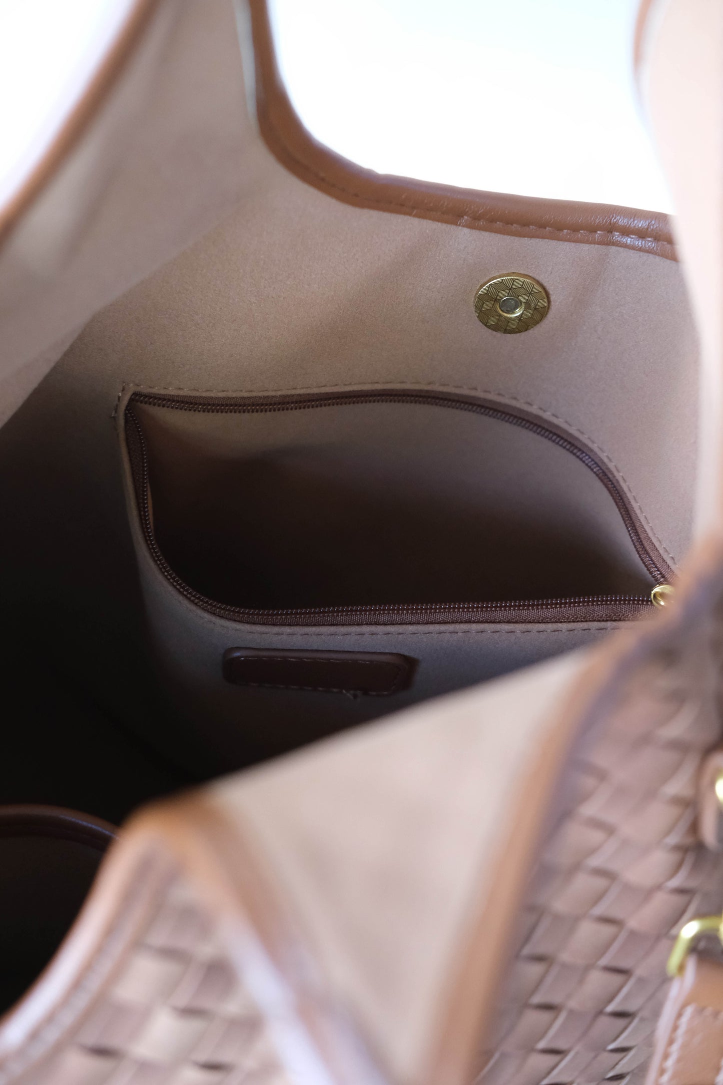 The Artisan Duo Tote - Chestnut