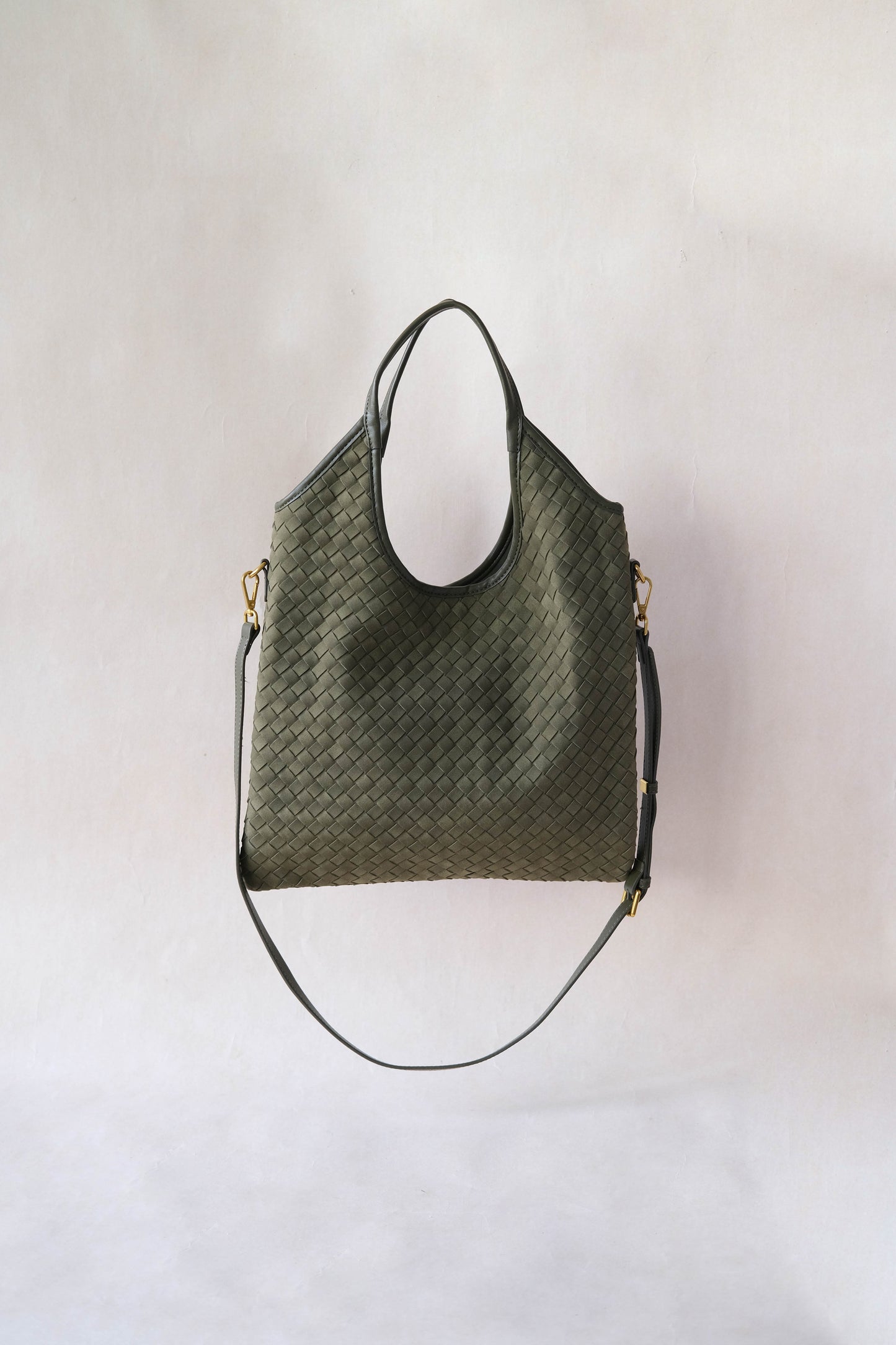 The Artisan Duo Tote - Olive Green