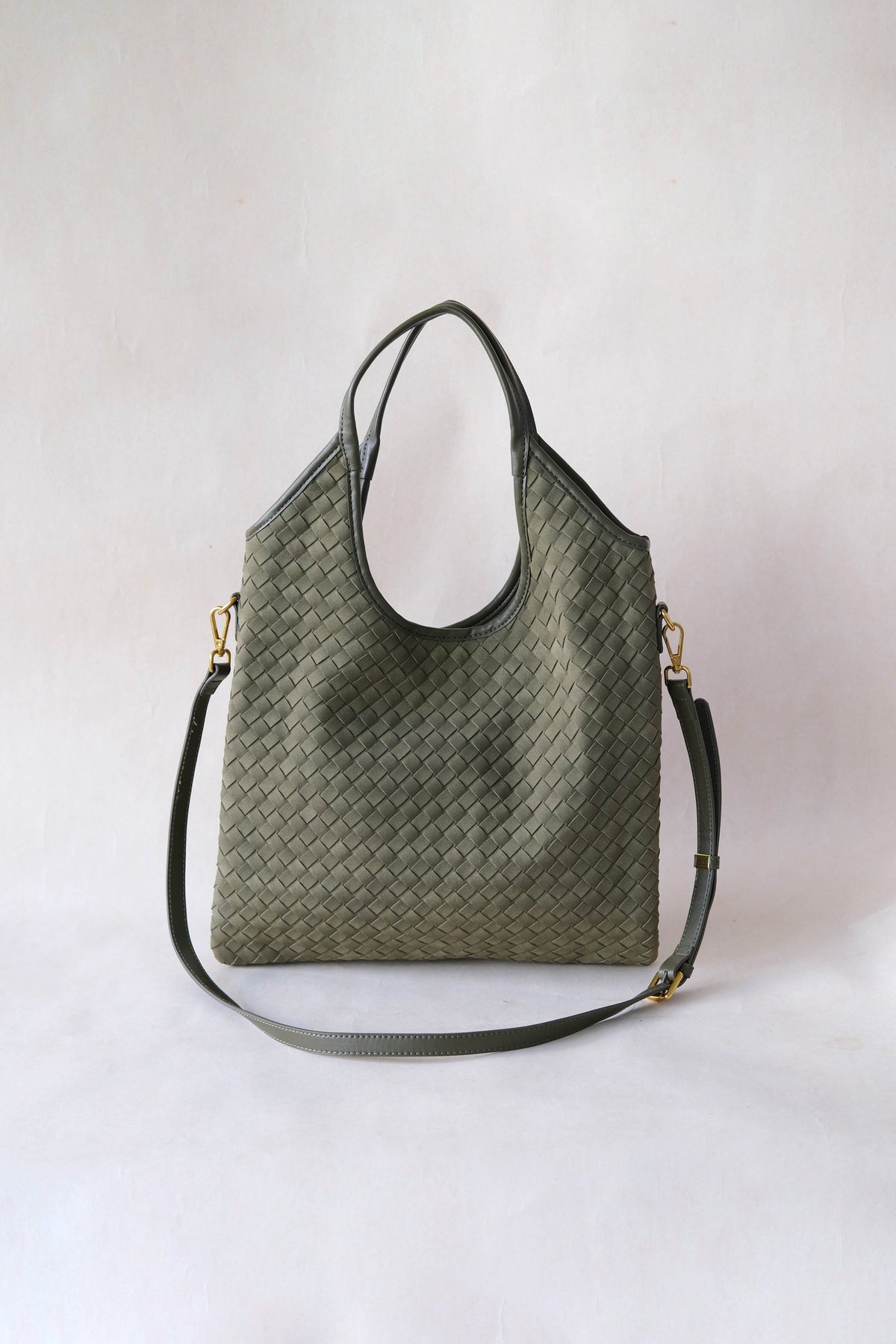 The Artisan Duo Tote - Olive Green