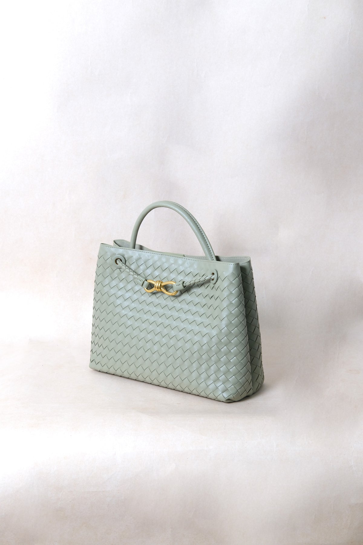 Large Artisan Grace Tote - Mineral Green