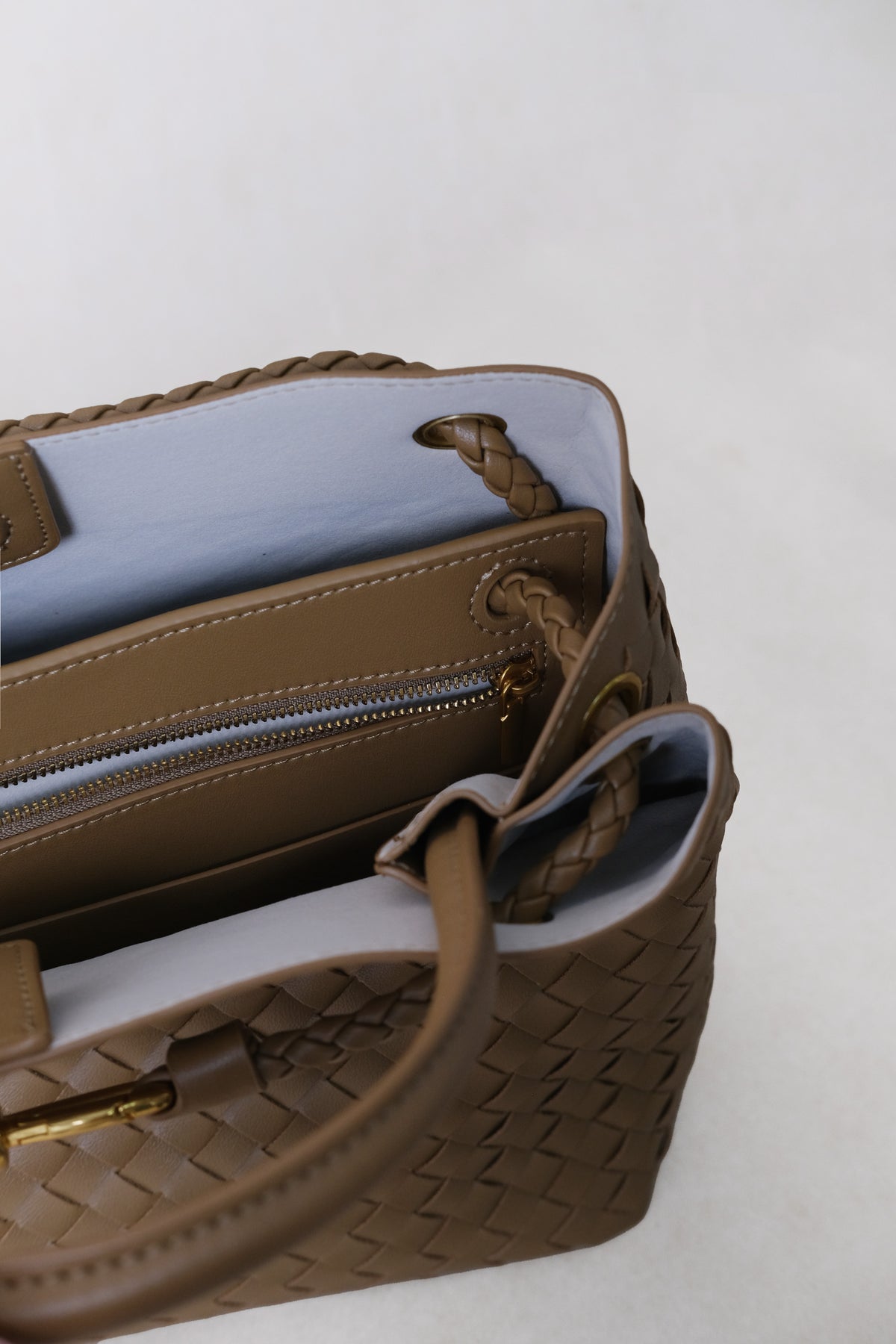 Large Artisan Grace Tote - Khaki